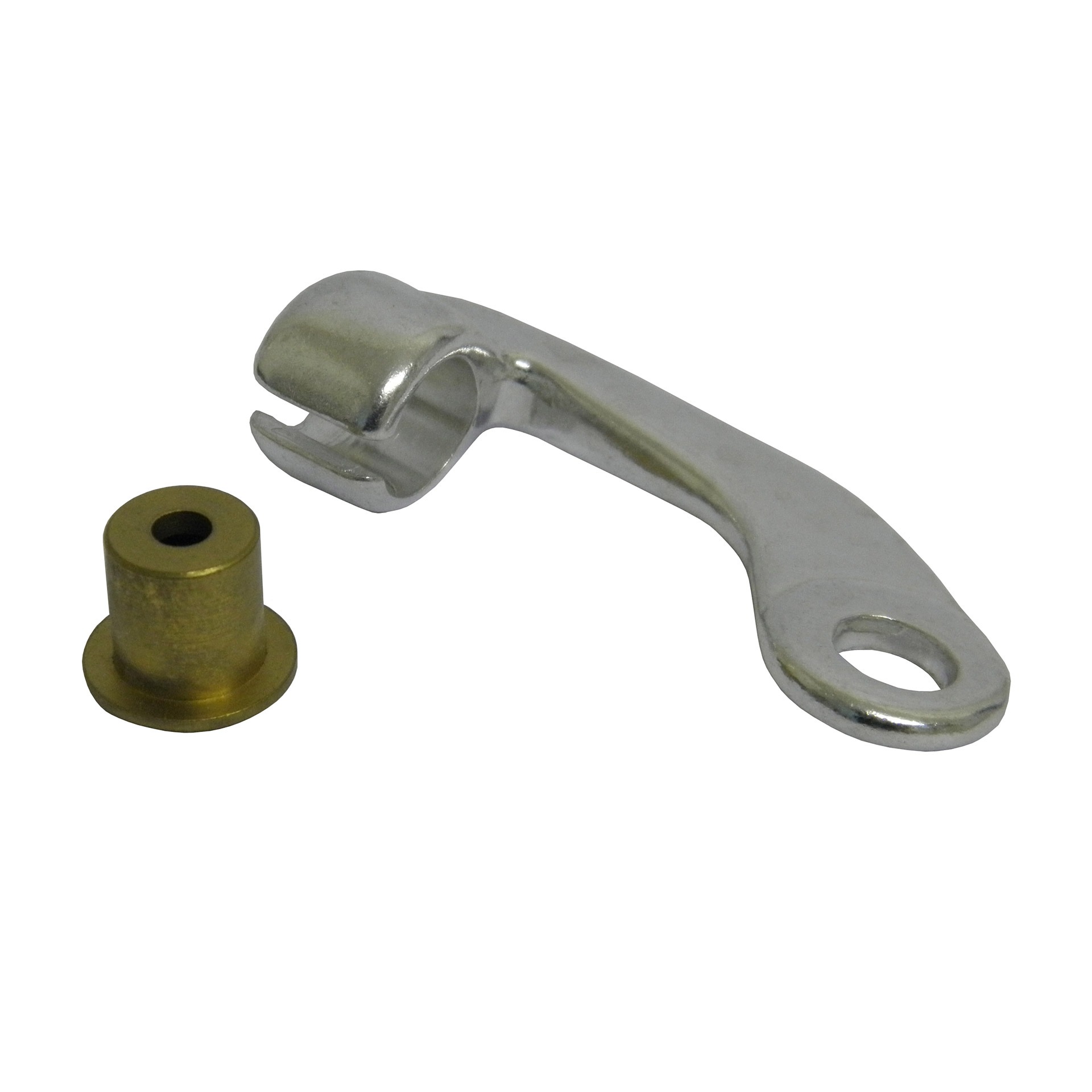 VWP Kabelgeleider m/busje alu zadelp.bev.zilver 1266-A