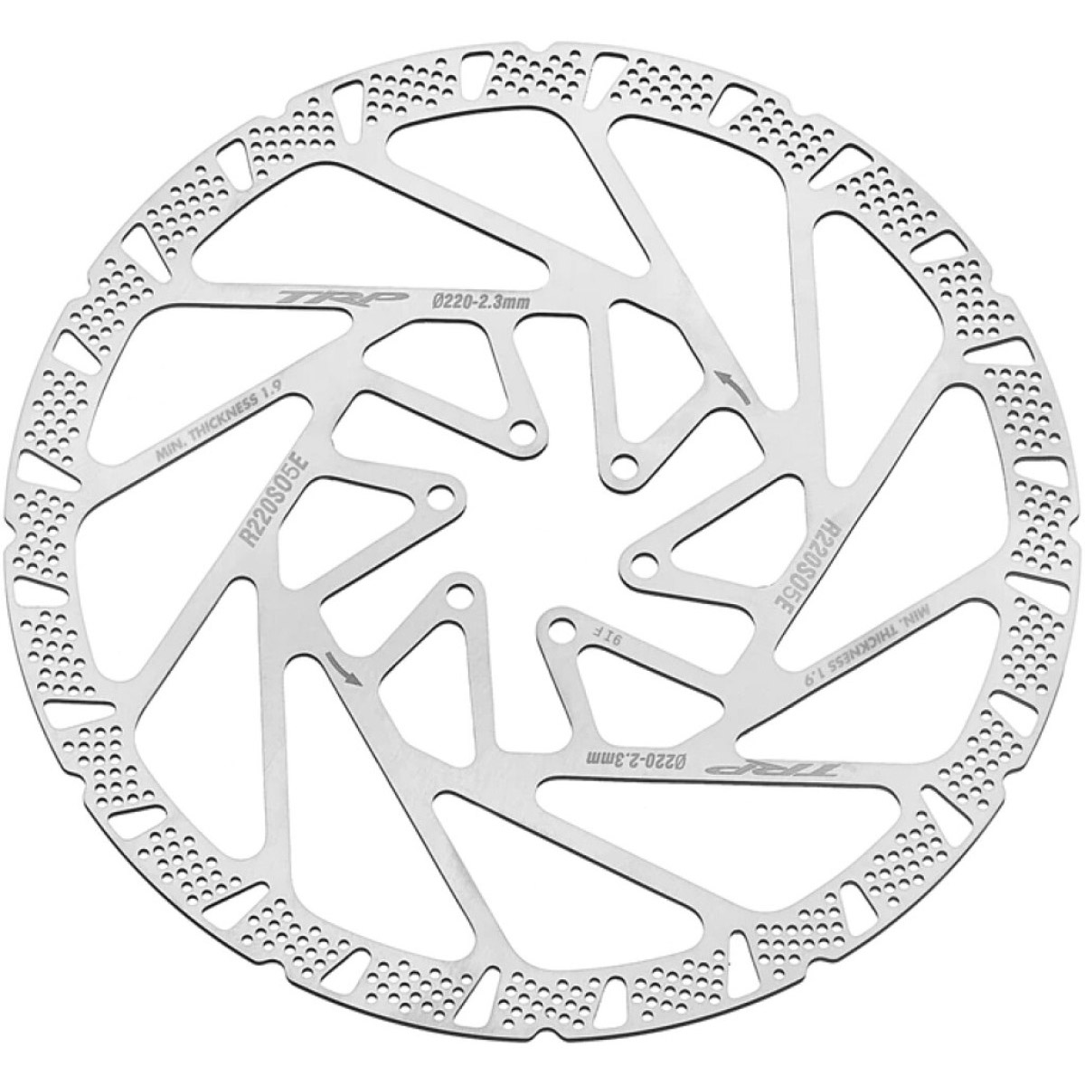 TRP remschijf E2.3 203mm 2,3mm extra hittebestendig