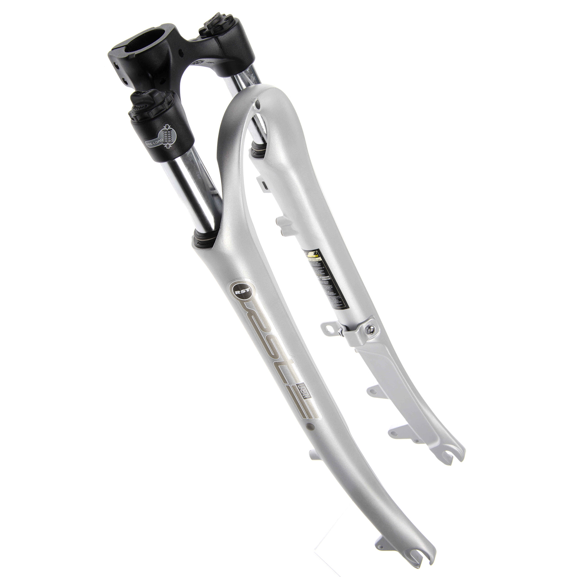 RST Verende vork Urban T 28" zilver met rollerbrakenok