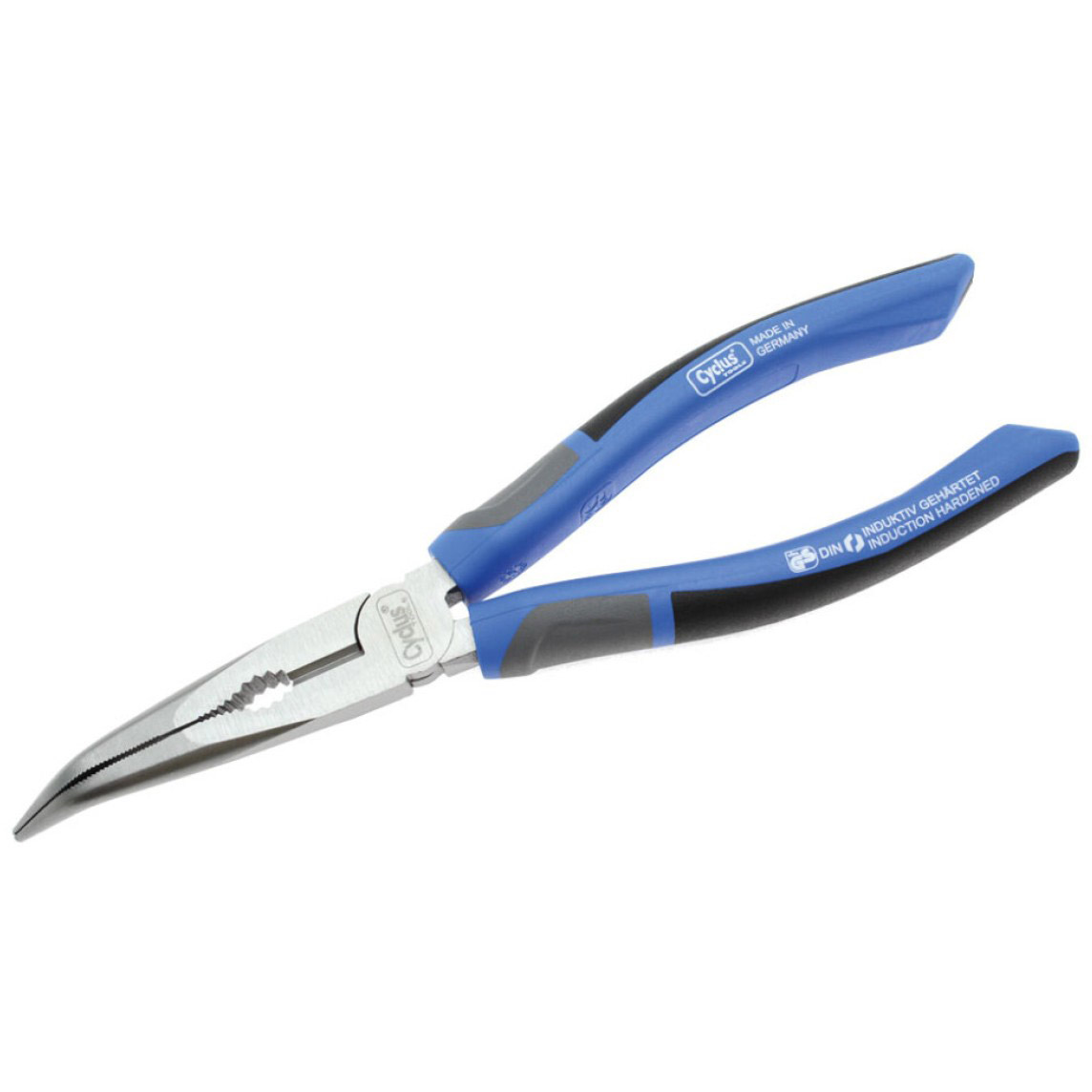 Cyclus punttang gebogen 40° ergonomische handgreep NiCr