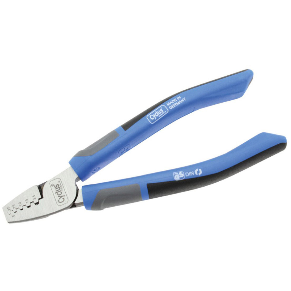 Cyclus krimptang 0,25 - 2,5mm² ergonomische handgreep