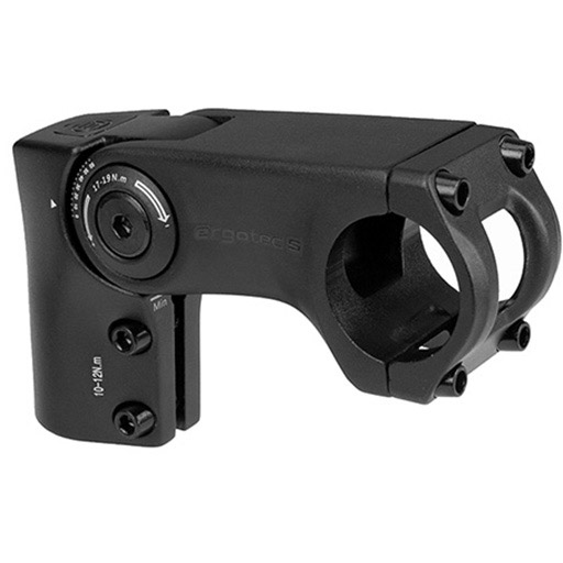 Ergotec stuurpen Sepia Ahead 28,6/31,8 110mm alu zwart