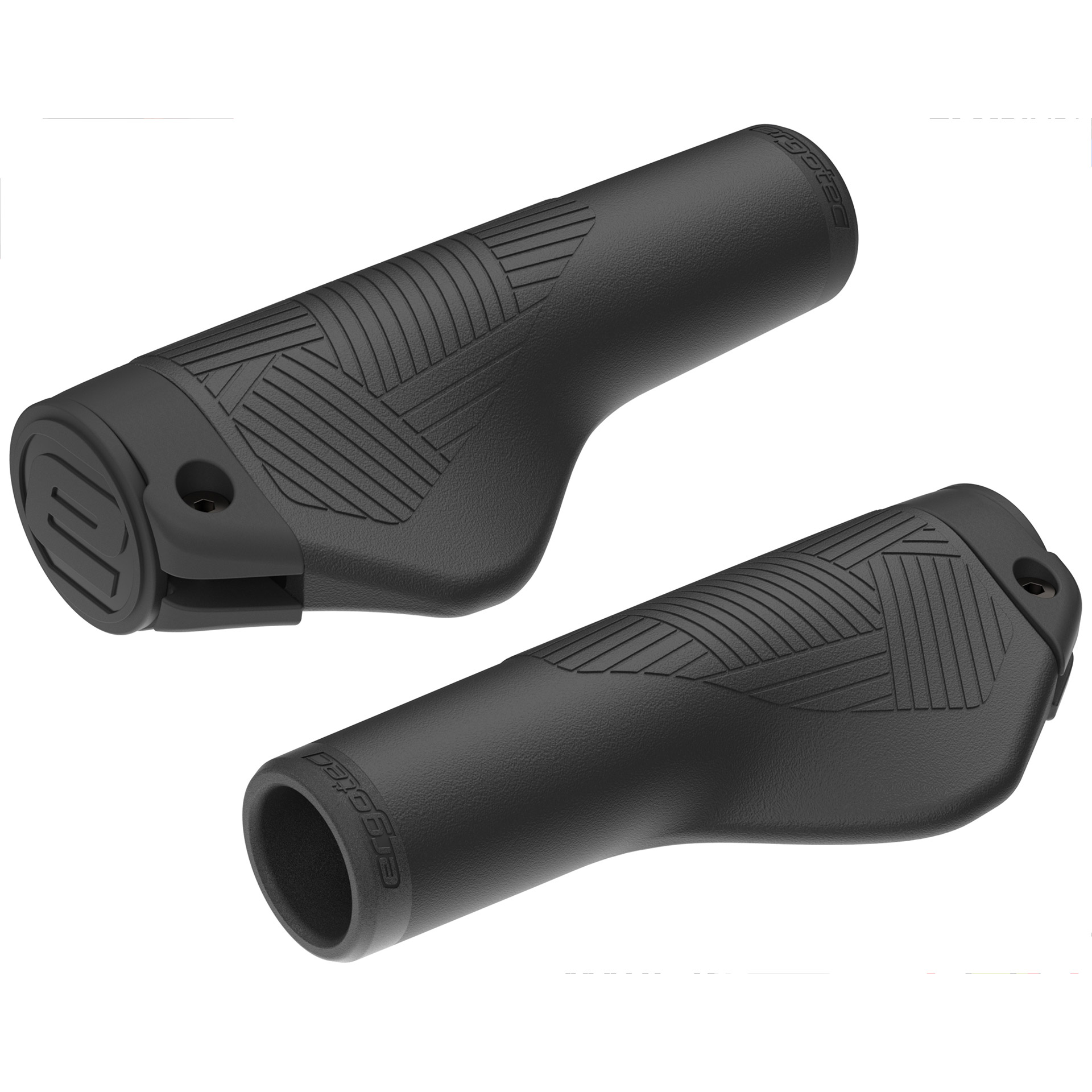 Ergotec handvatset Active Flex 135/135mm zwart