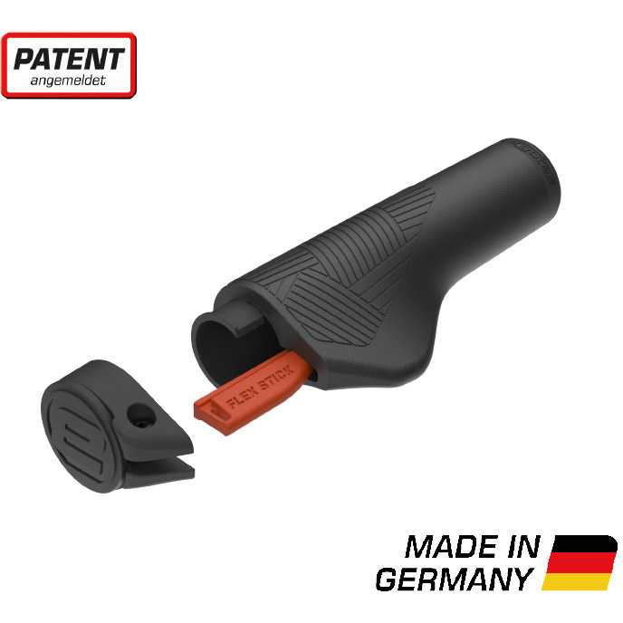 Ergotec handvatset Active Flex 135/92mm zwart