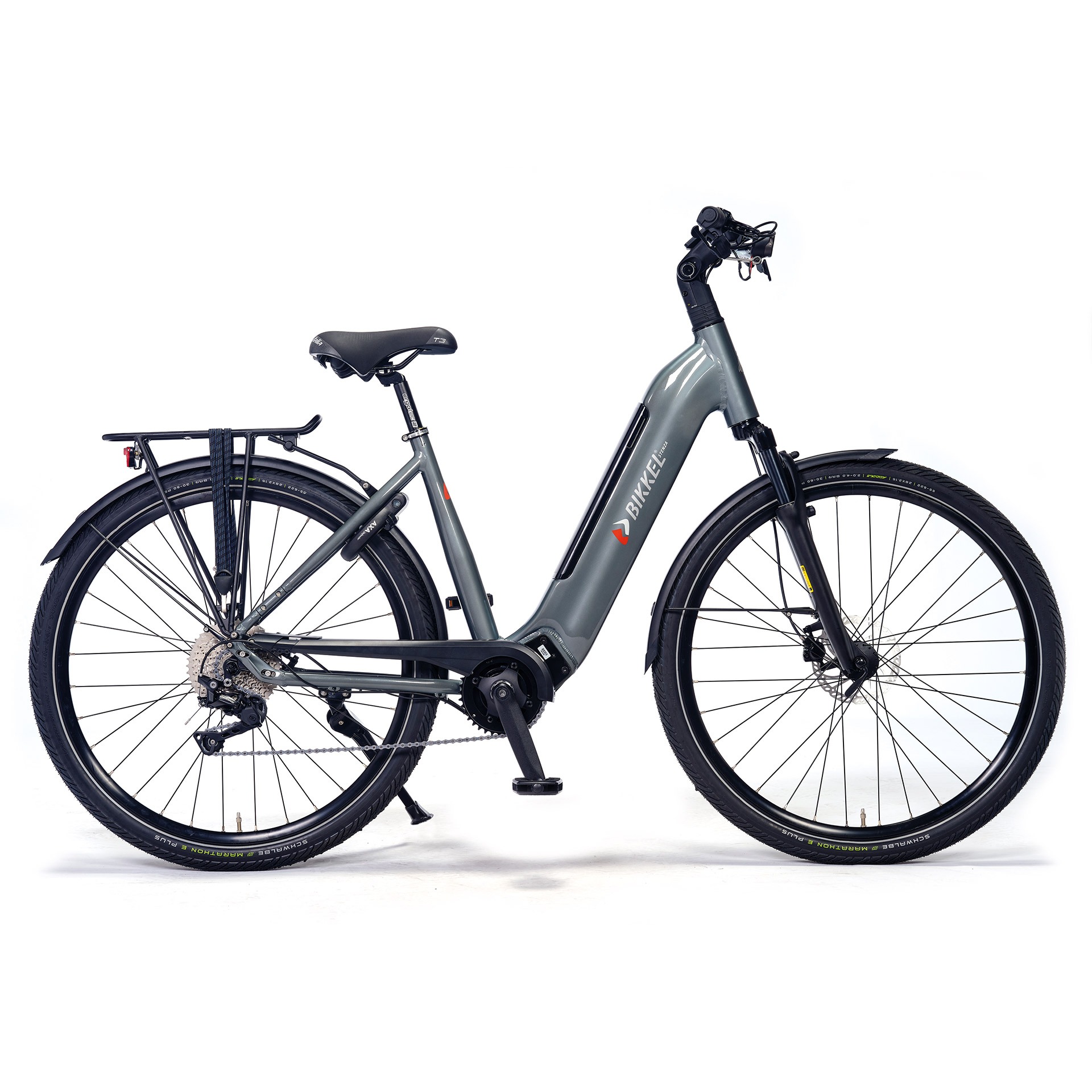 Bikkel Stenza 10v der. U49 steel grey 630Wh