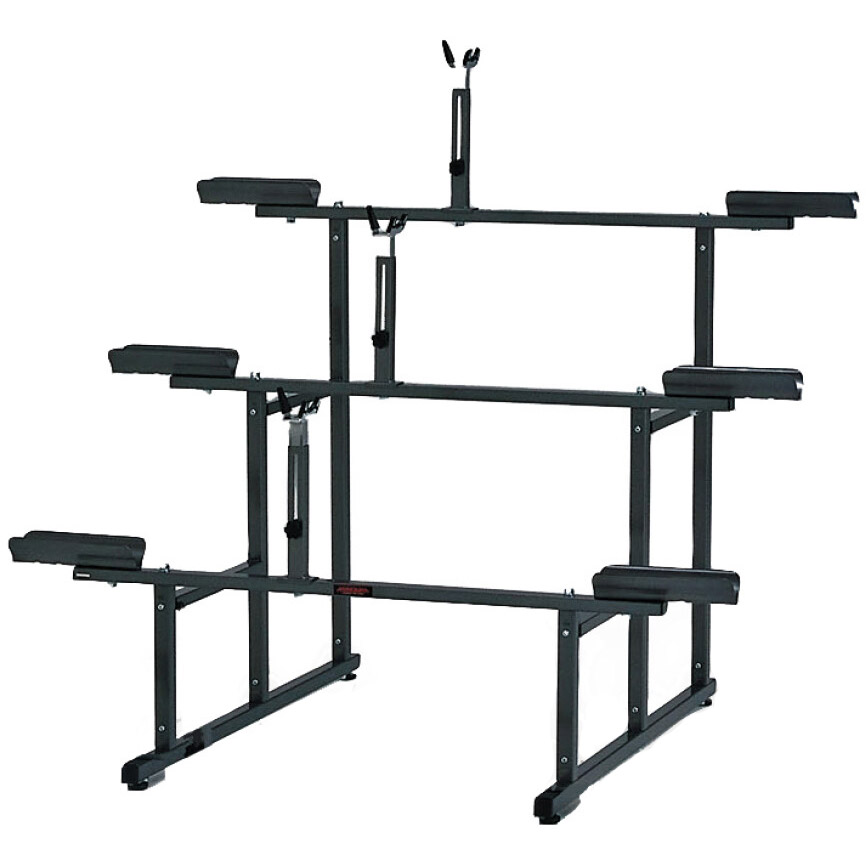 Minoura displaystandaard 971-3 3-traps staal zilver