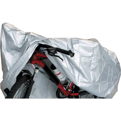 Mirage fietsbeschermhoes 170T polyester zilver