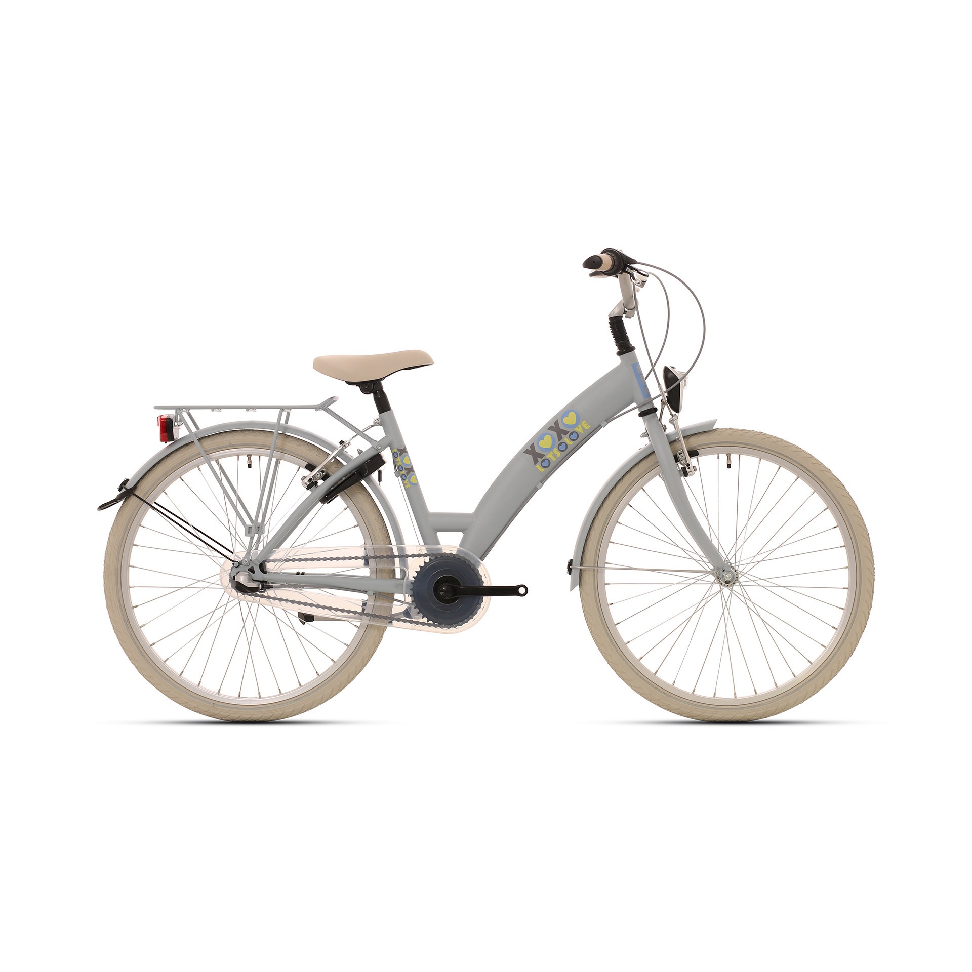 BFN meisjesfiets Lots of Love 26" 3v remnaaf lichtblauw