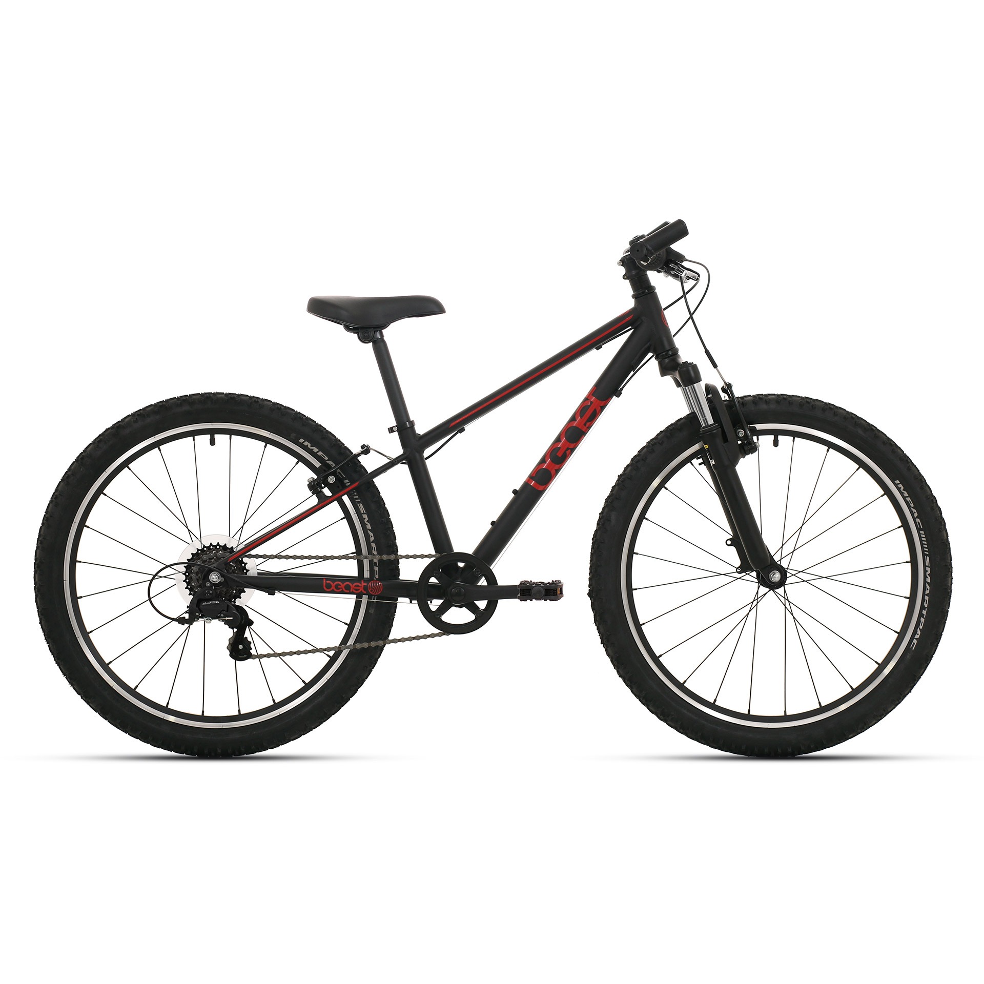 BFN jongensfiets The Beast 20" V-brake zwart/rood