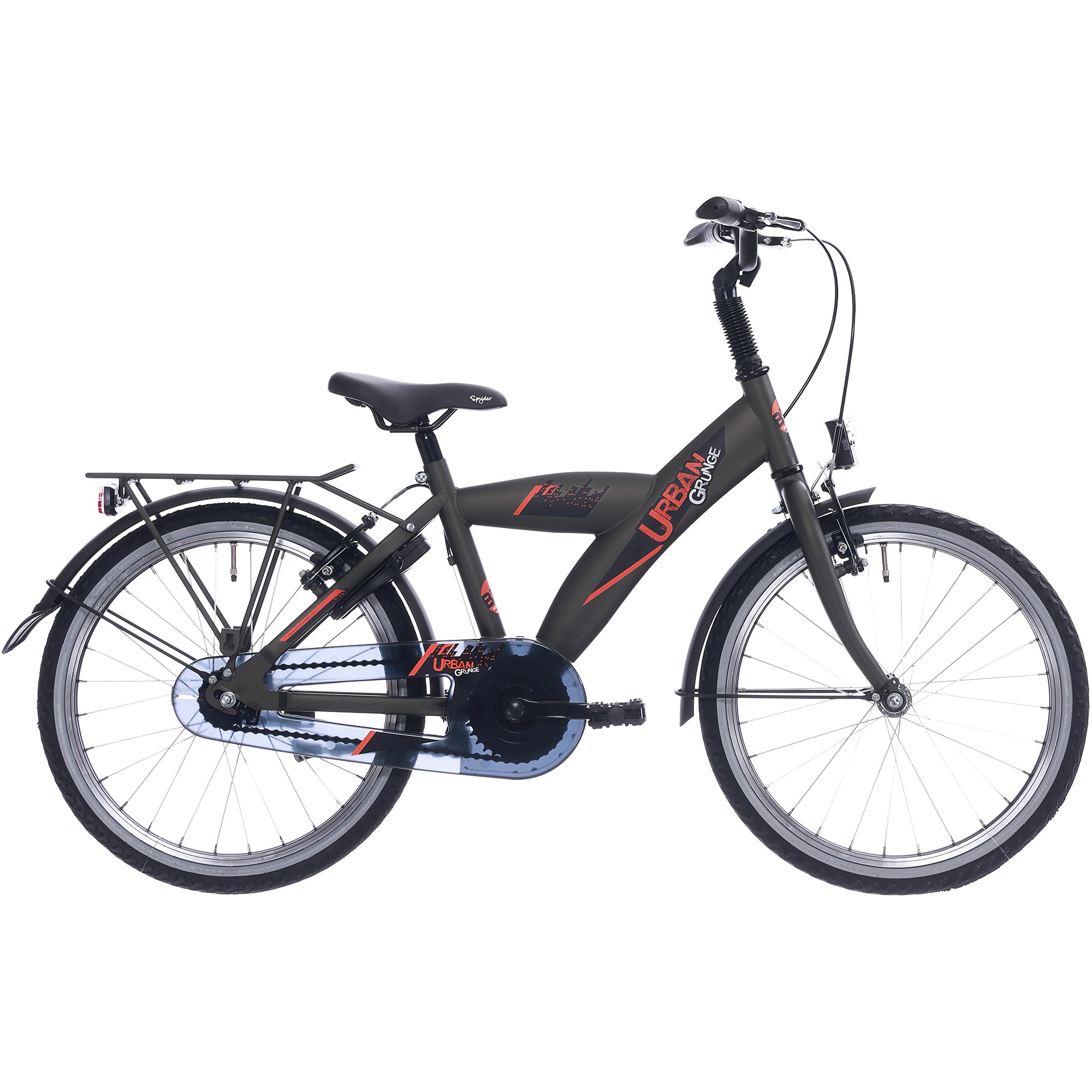 BFN jongensfiets Urban 20" remnaaf mat donkergroen