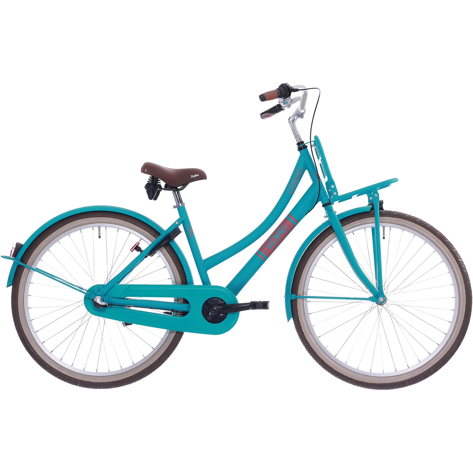 BFN meisjesfiets Load 26" 3v remnaaf turquoise