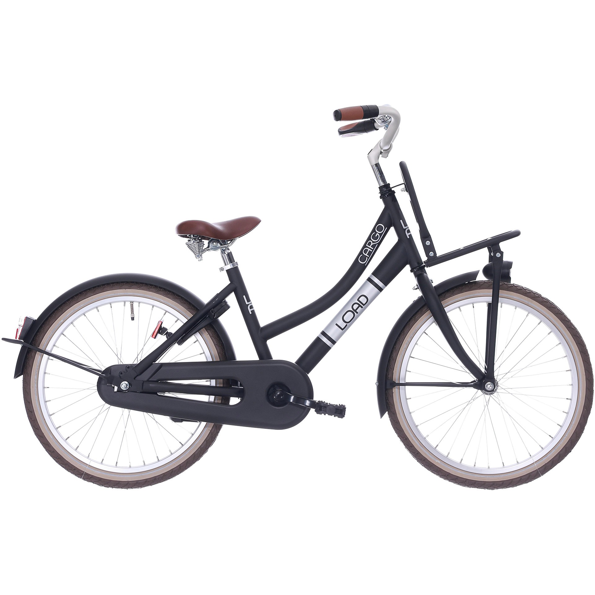 BFN meisjesfiets Load 20" remnaaf mat zwart