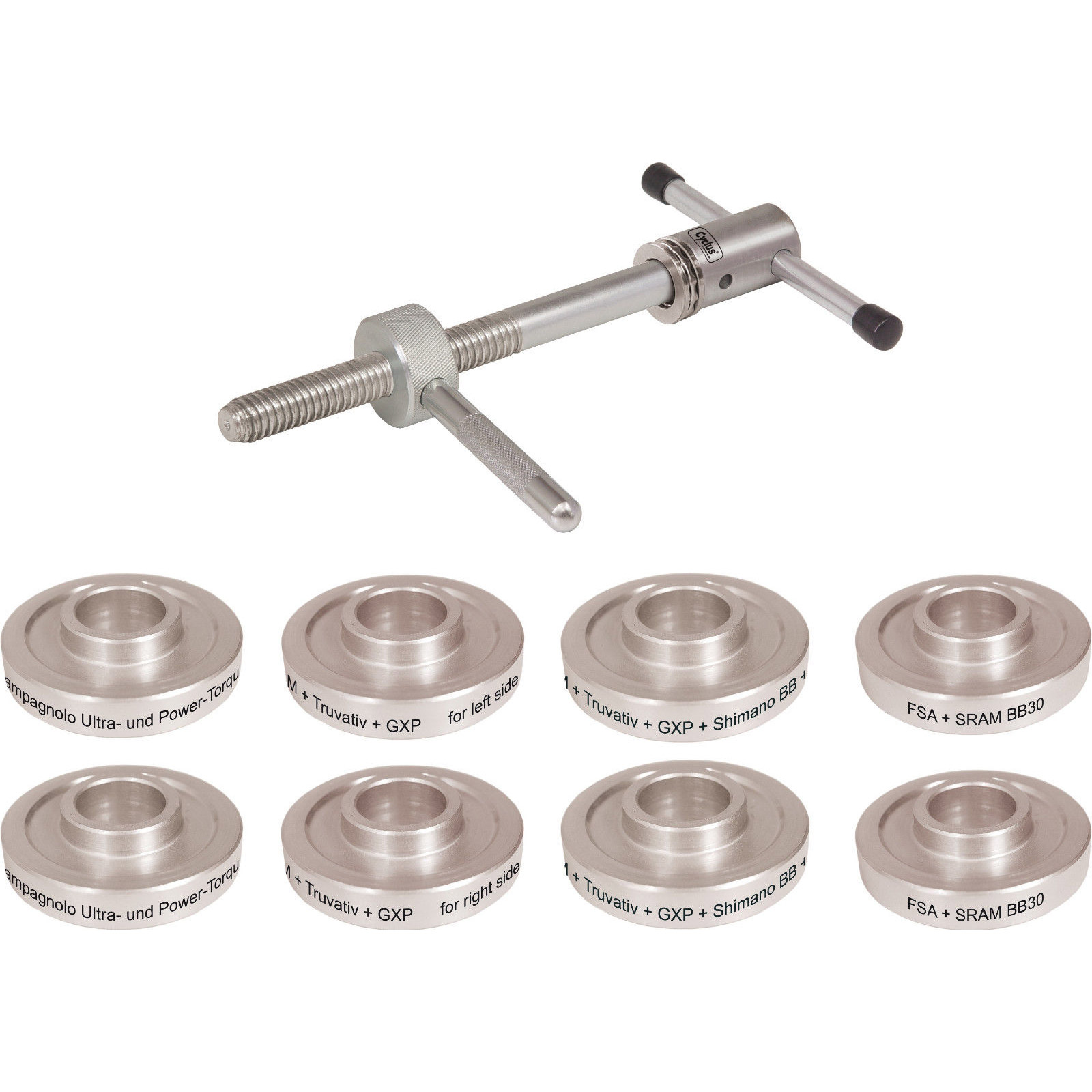 Cyclus BB30 Pressfit inpersset houder 720312 + 4 set ringen