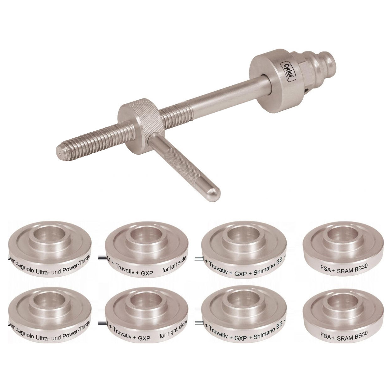 Cyclus BB30 Pressfit inpersset houder 7202790 + 4 set ringen