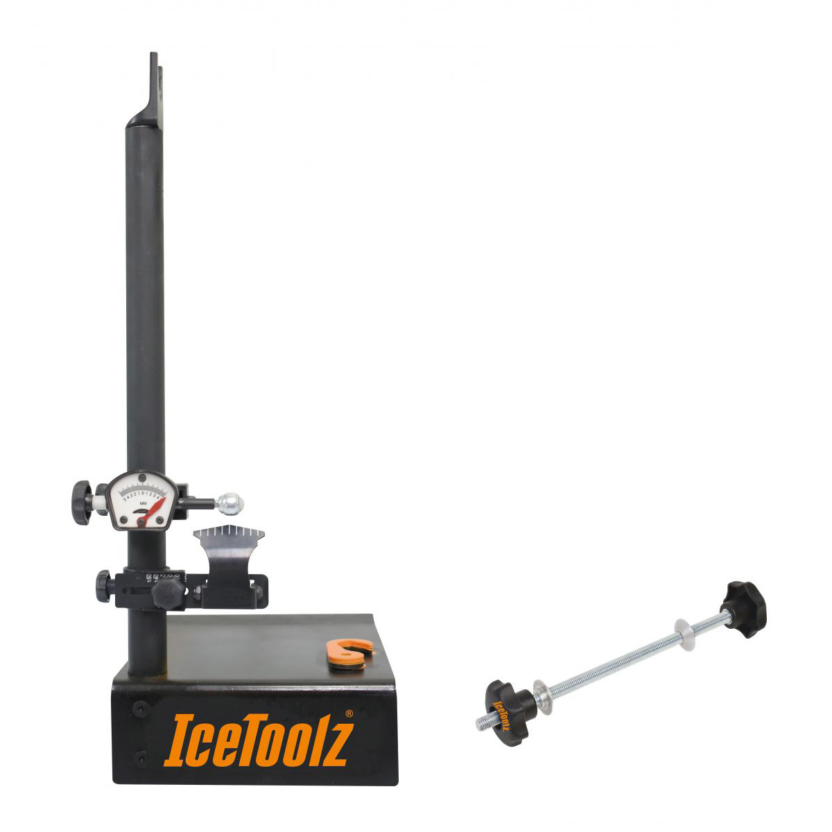 IceToolz Xpert wielrichter met steekas adapter 18-29"