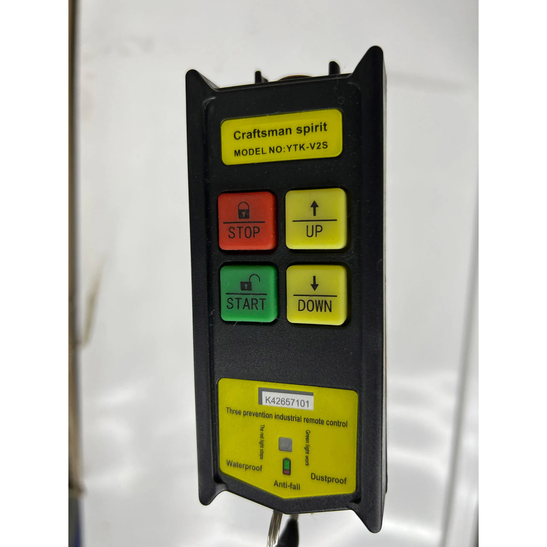 Takel&co afstandbediening draadloos (125kg) geel