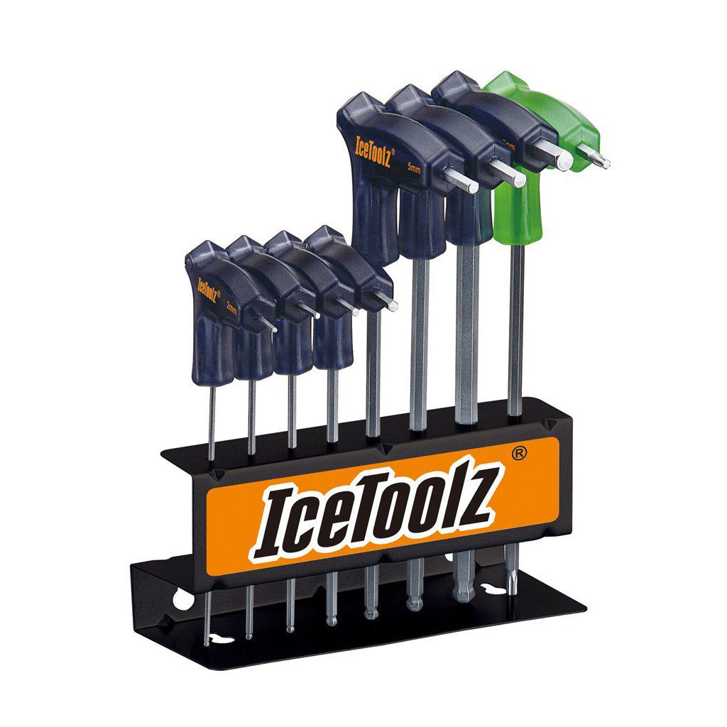 IceToolz inbussleutelset Twinhead 8-delig