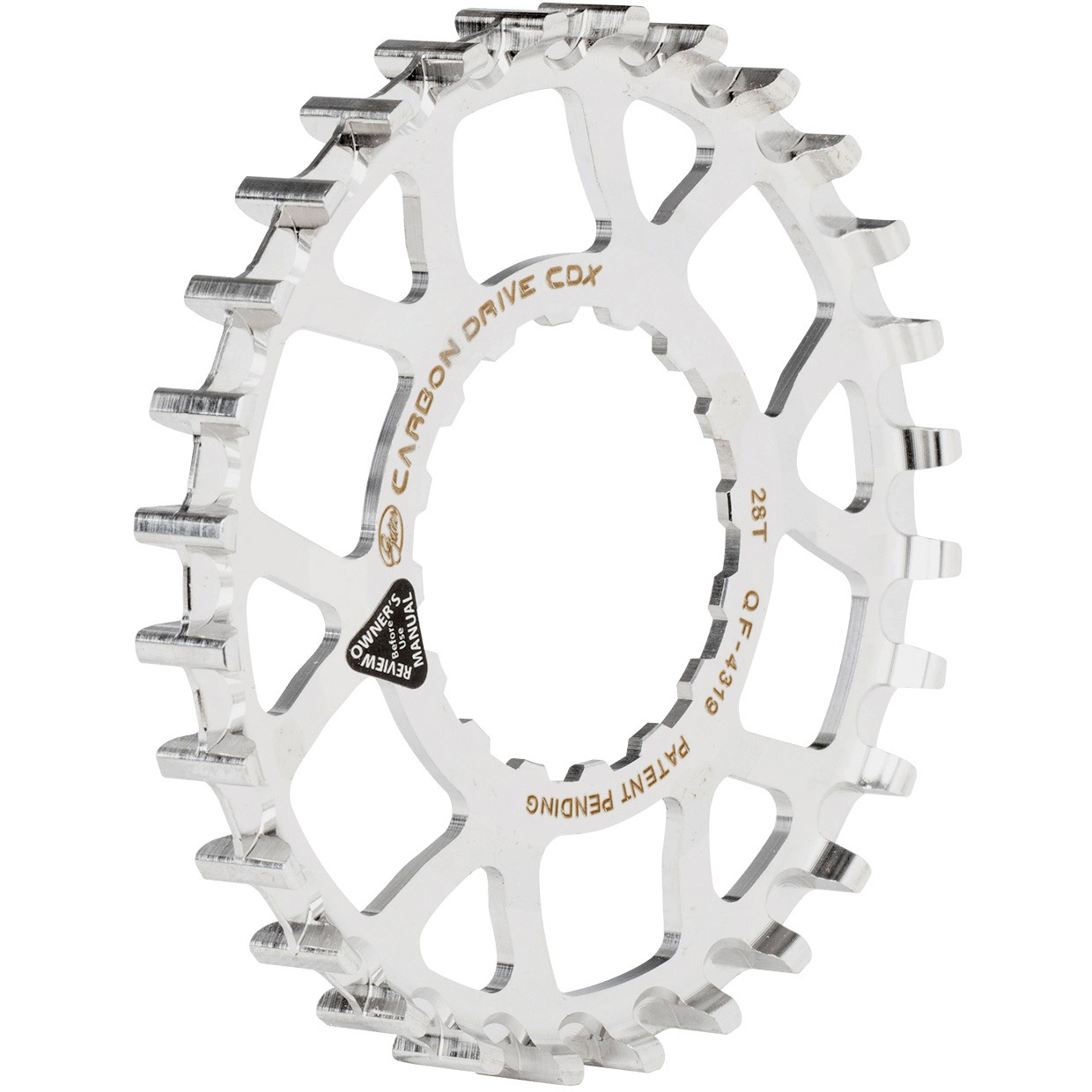 Gates tandwiel CDX 28T Bosch Gen.2 incl. spacer kit