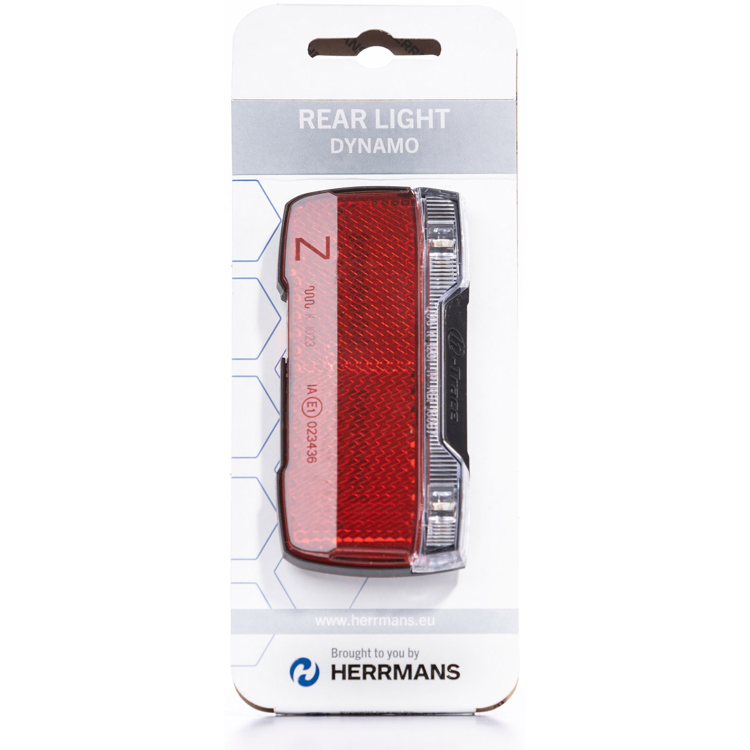 Herrmans achterlicht H-Trace E-bike 6-12V 50mm