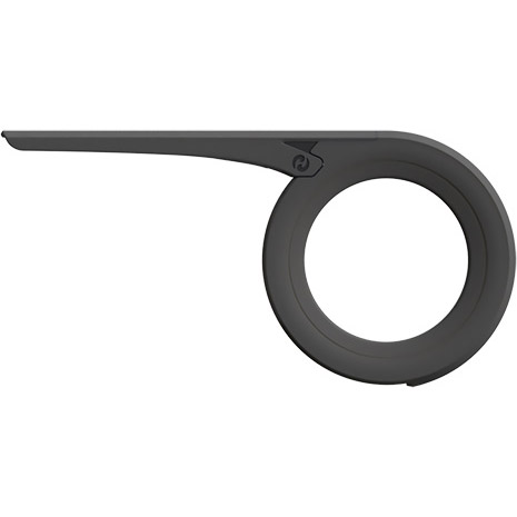 Herrmans kettingscherm Fuse 42-44t ø125mm mat zwart