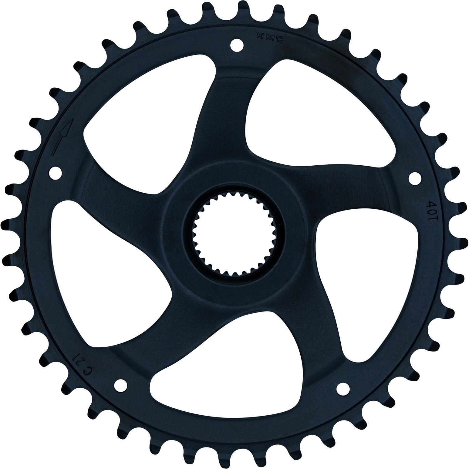 KMC kettingblad Bosch Gen 4 super narrow 40t 52,0mm zwart
