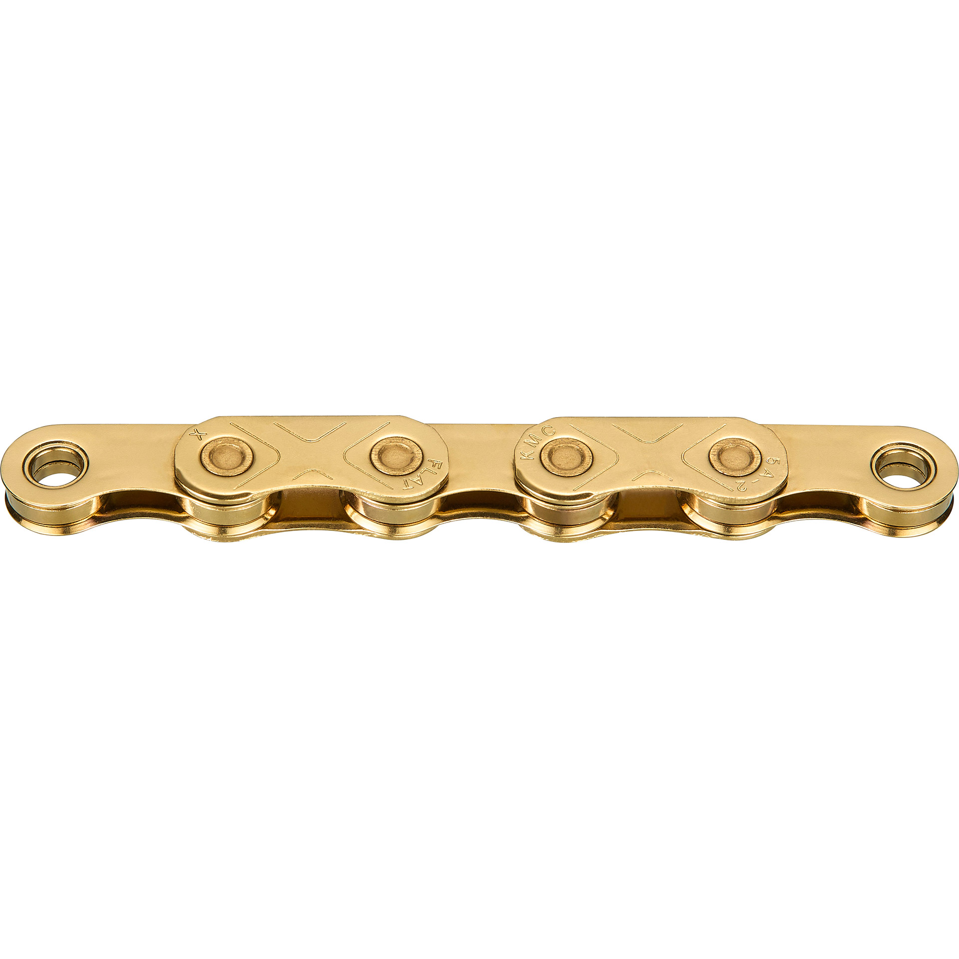 KMC ketting X-Flat 13v 126L SRAM waxed Ti-N goud