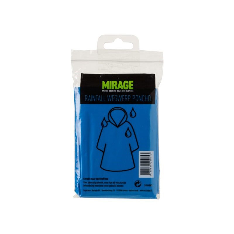 Mirage poncho wegwerp one size