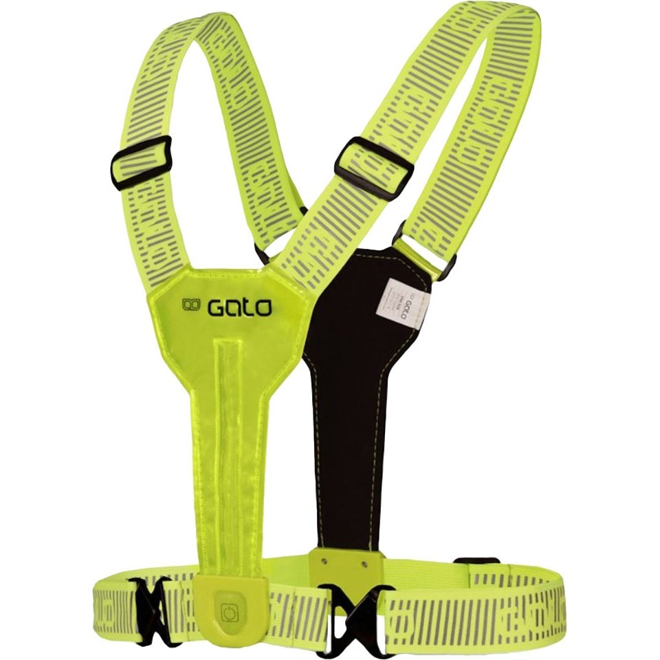 Gato vest Ultra LED USB one size neon geel