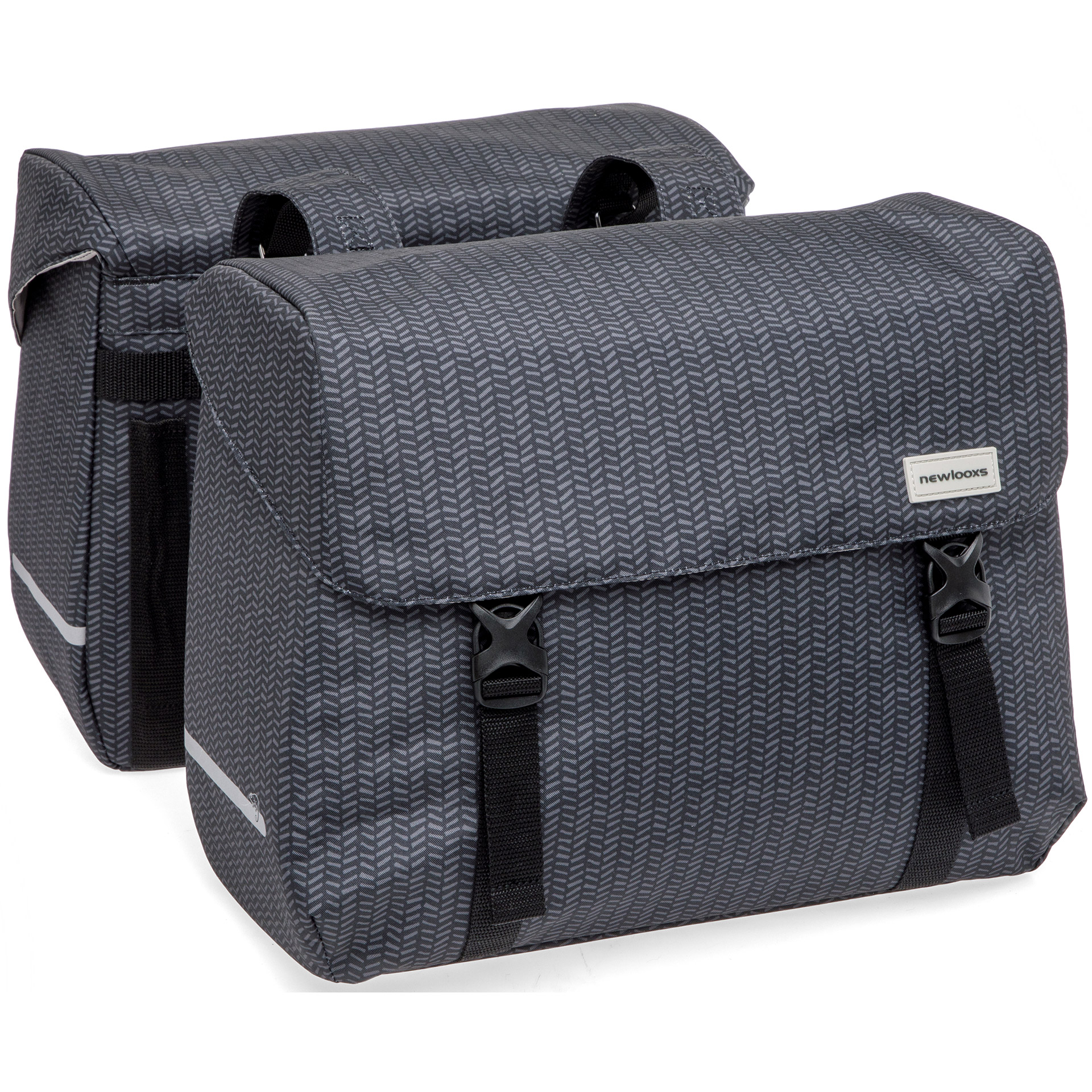 New Looxs dubbele tas Mondi Joy 38l rPET zwart