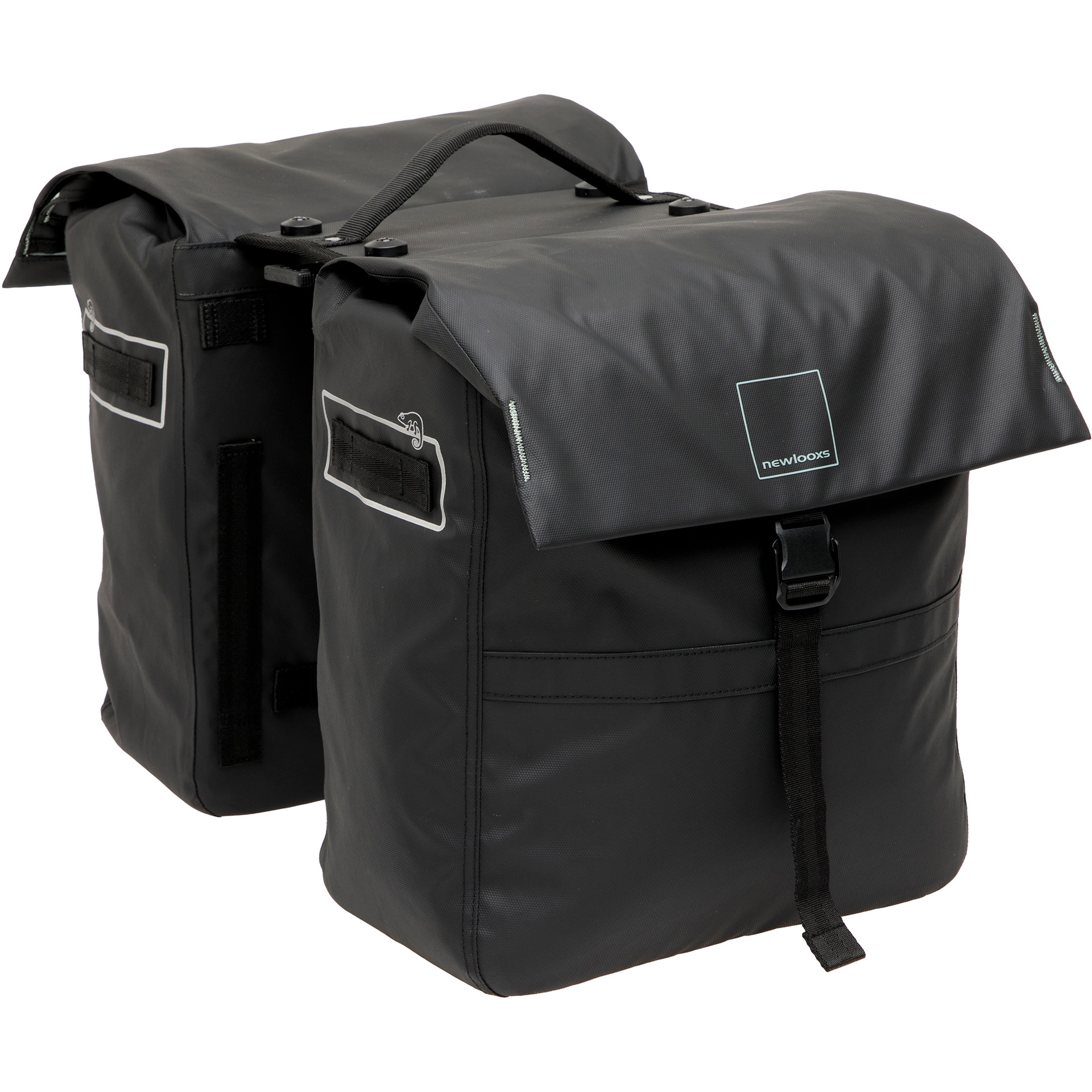 New Looxs dubbele tas Leeds MIK 2.0 38l rPET zwart