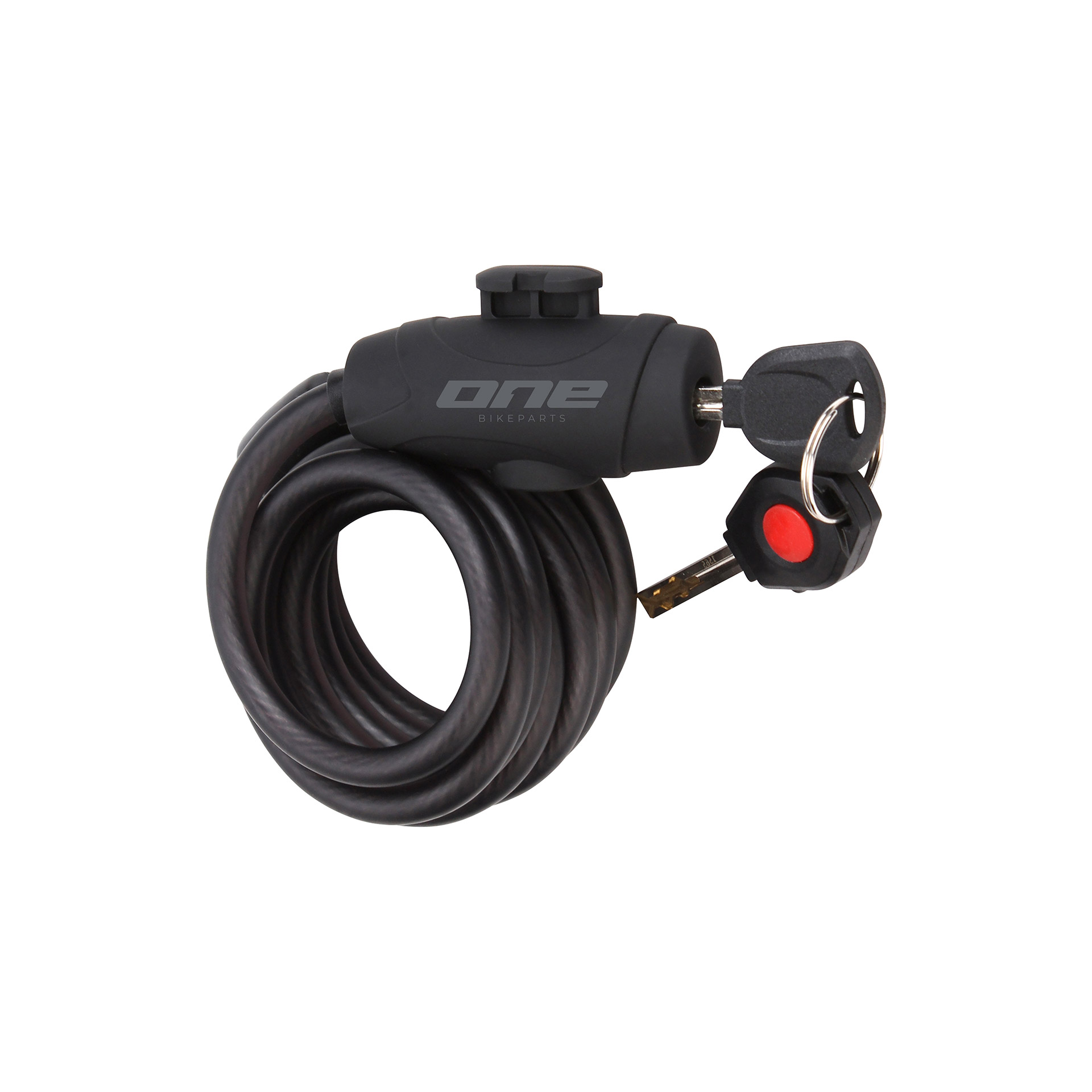 One spiraalkabelslot 10180  10mm/180cm black/grey