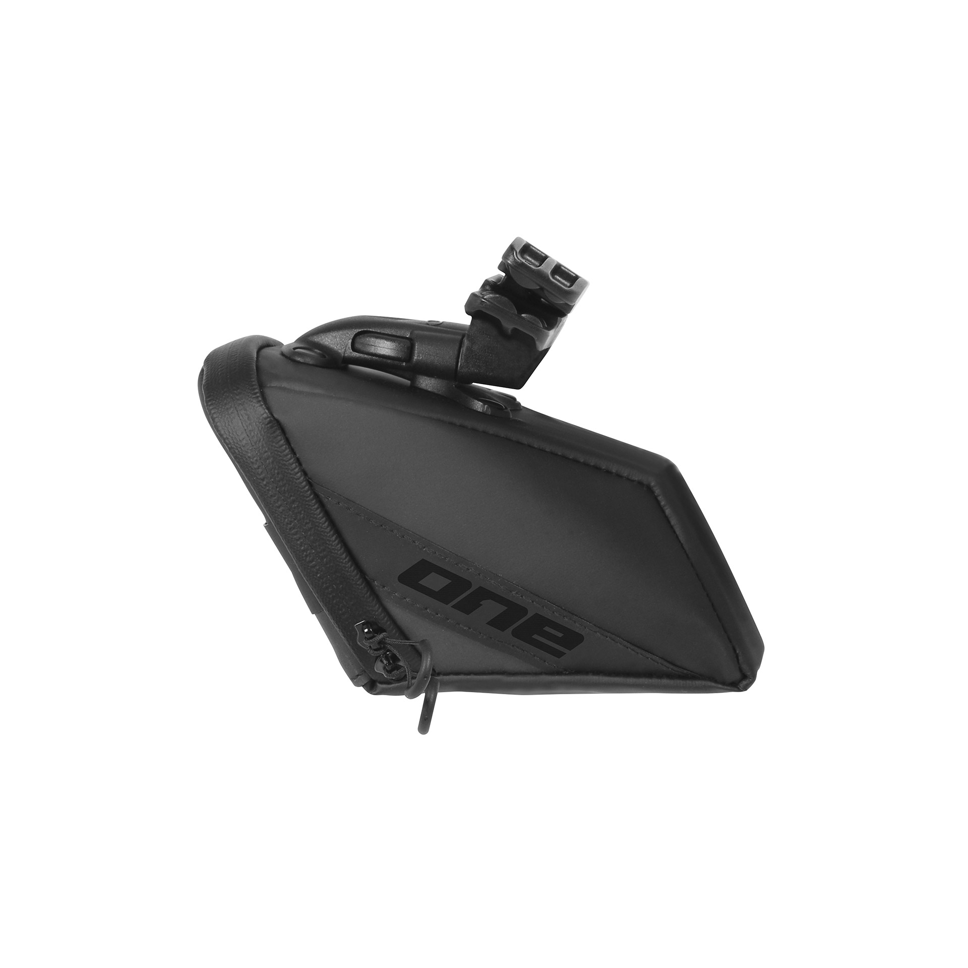 One zadeltas 50M met quickrelease 500ml zwart