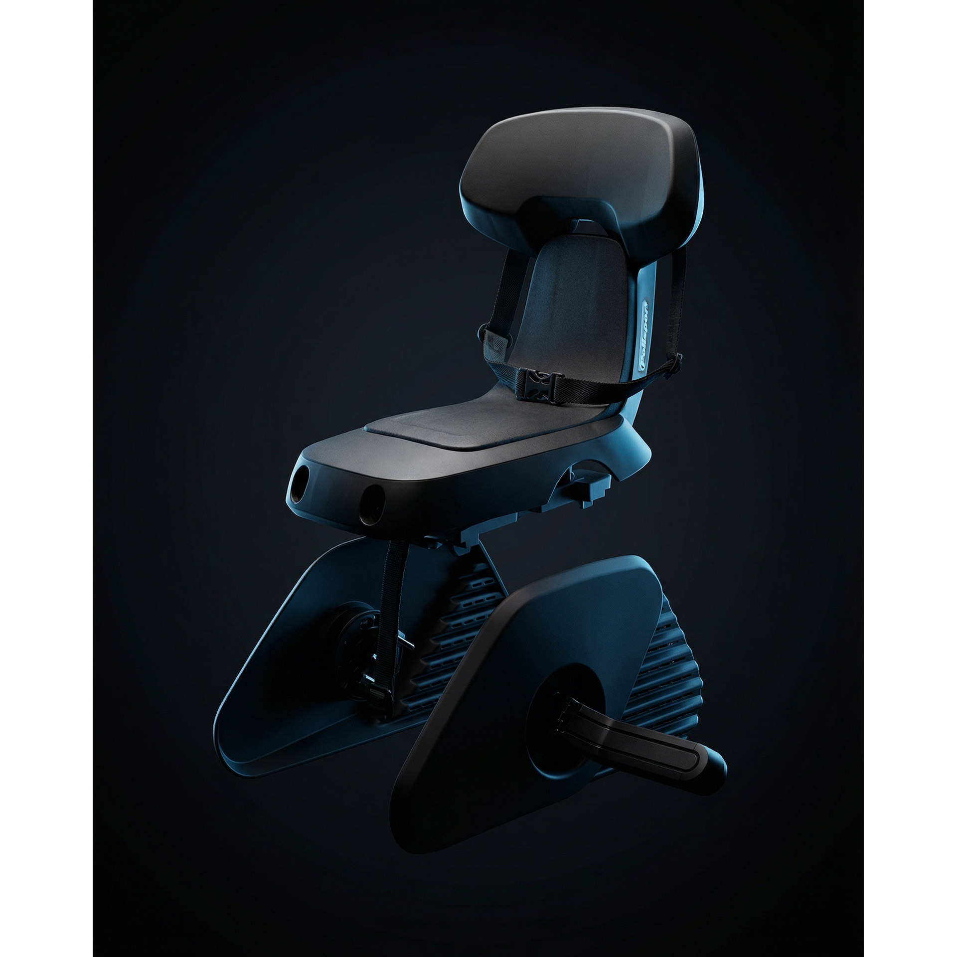 Polisport achterzitje Guppy Junior MIK-HD zwart