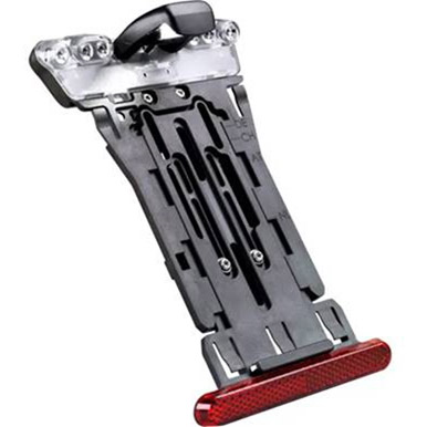 Busch & Müller kentekenplaat houder voor achterdrager