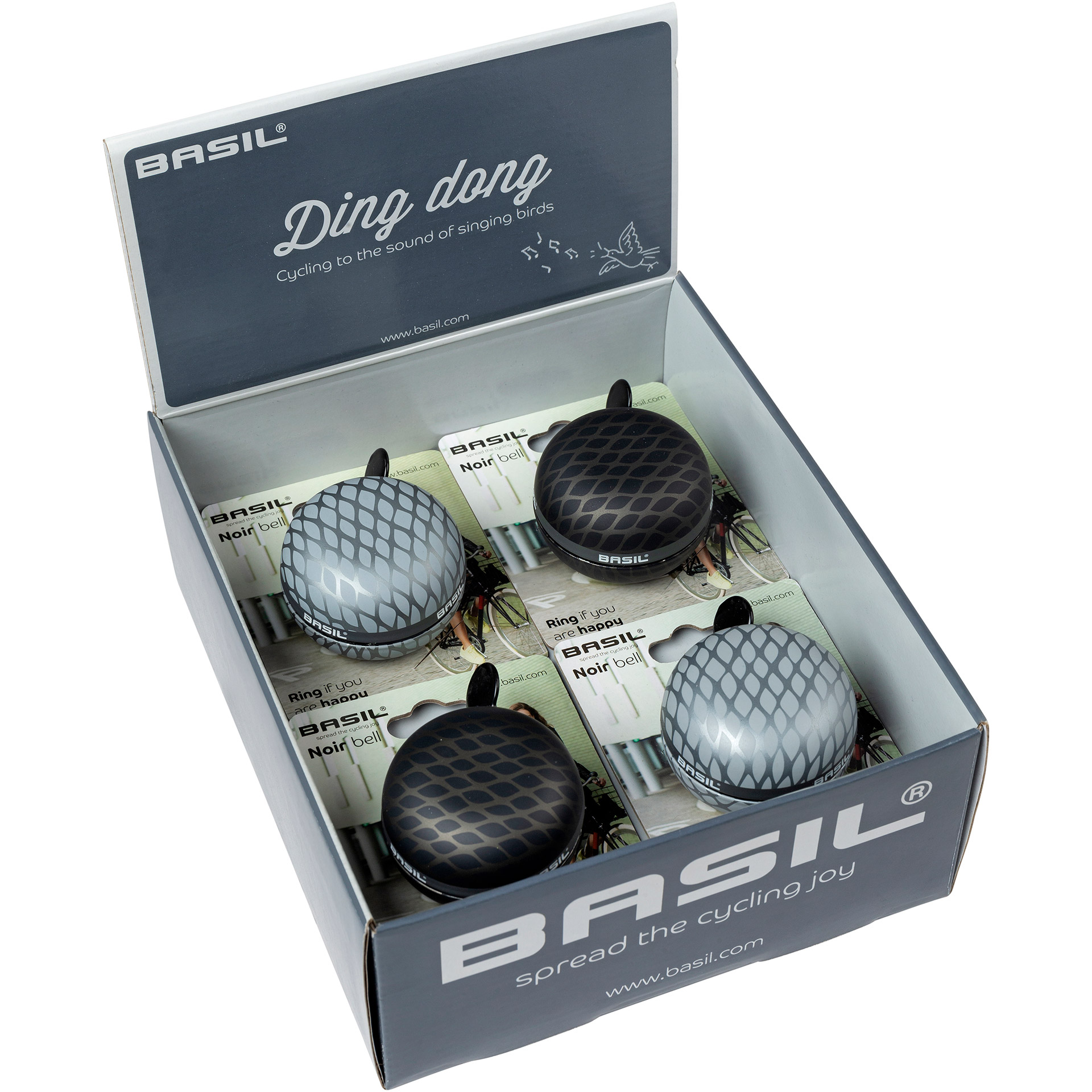 Basil bel Ding Dong 60mm in display box (4st)