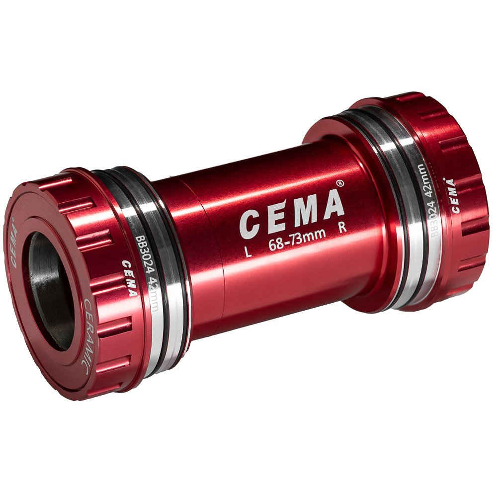 CEMA Bracketas BB30 Interlock Shimano-Keramisch-Rood