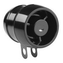 Busch & Müller electrische hoorn 6-36V zwart