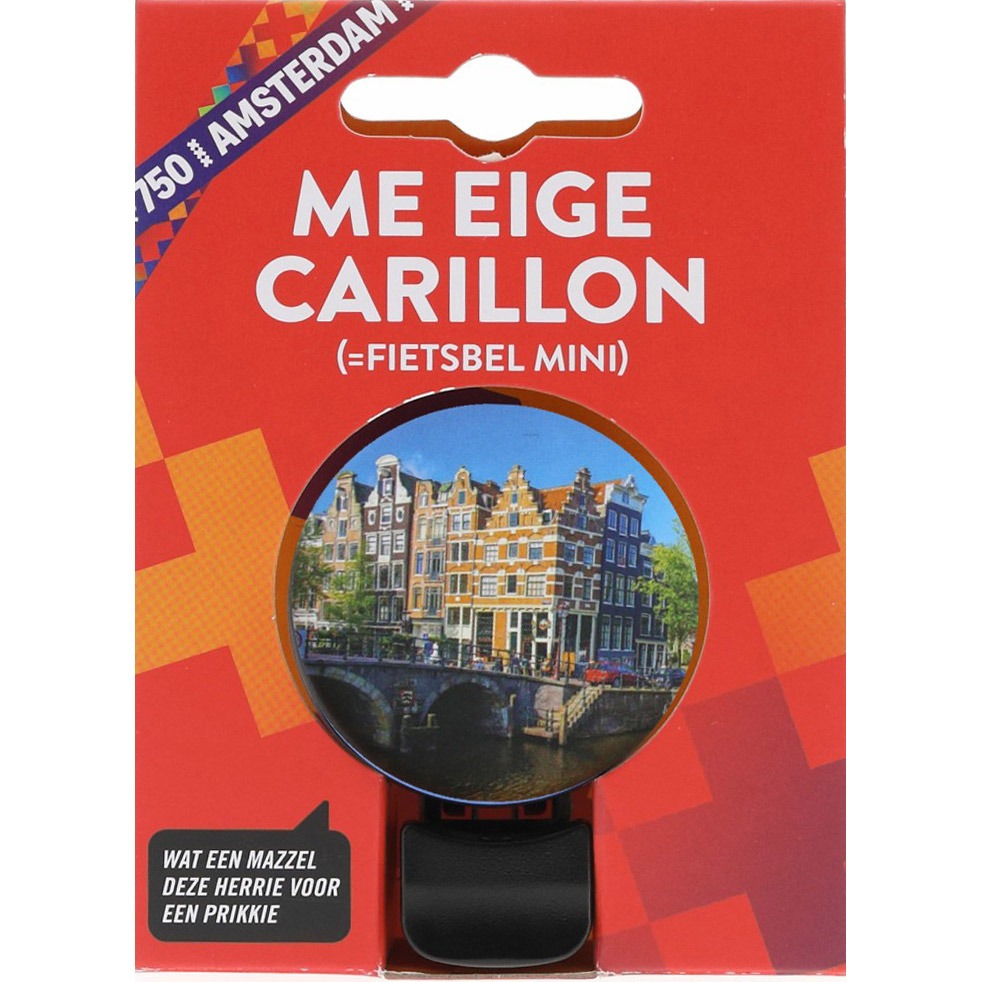 Amsterdam 750 bel Me Eige Carillon met gracht in Mokum
