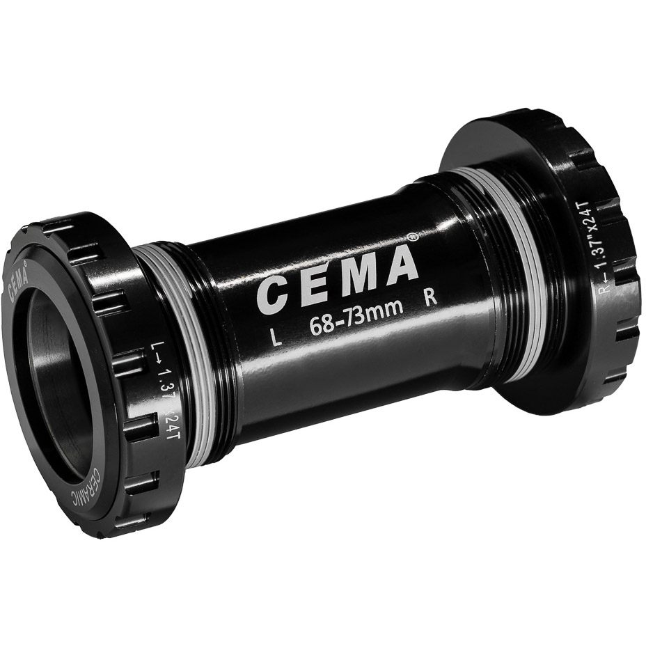 CEMA bracketas BSA FSA386 / Rotor 30mm RVS zwart