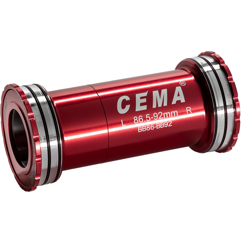 CEMA Bracketas BB86-BB92 Int. Shimano-RVS-Rood