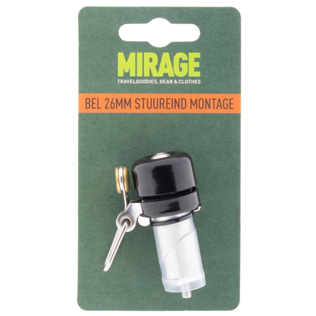 Mirage racebel 26mm stuureind 14,5-20mm staal zwart