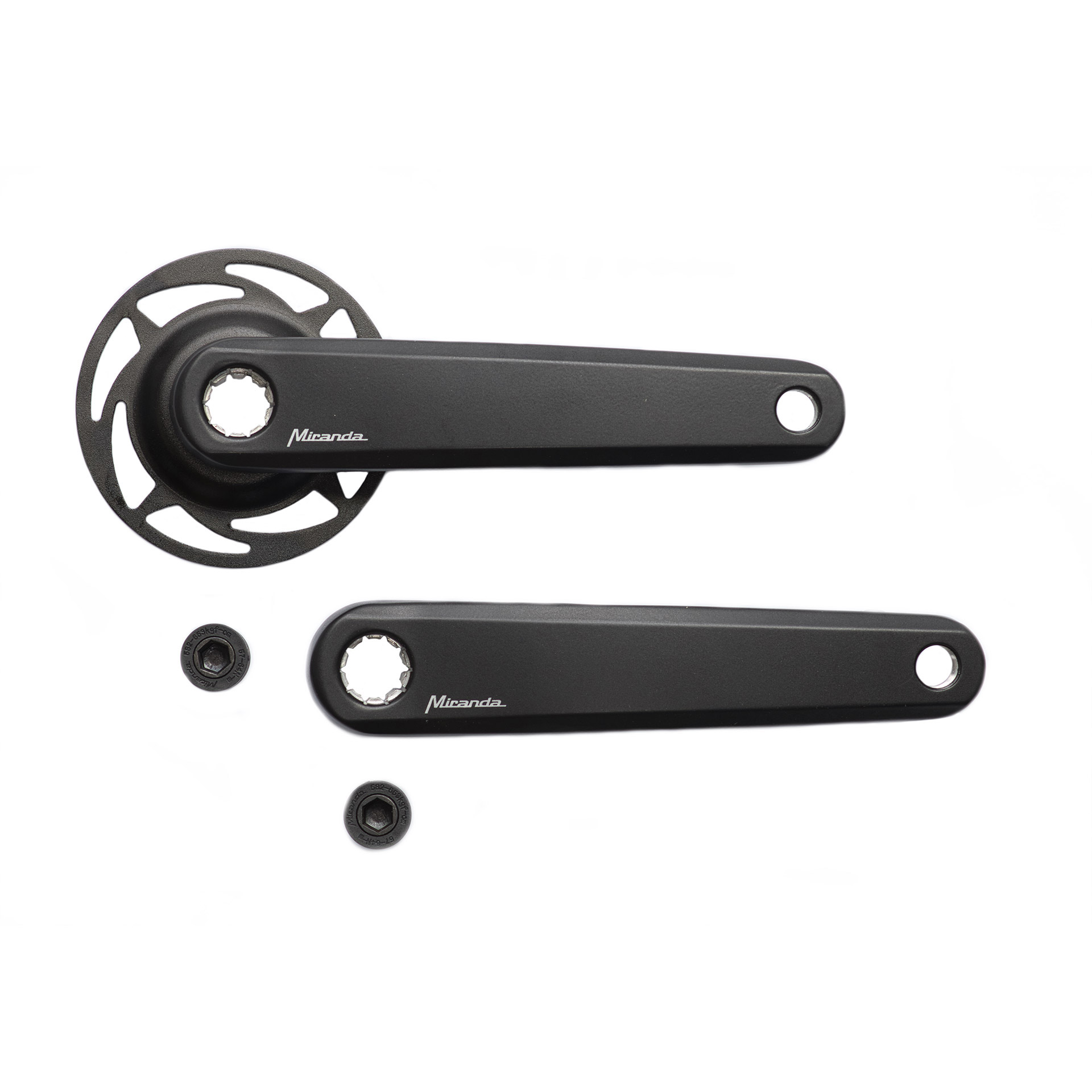 Miranda crankset E-bike Delta voor Bosch2 170mm zwart