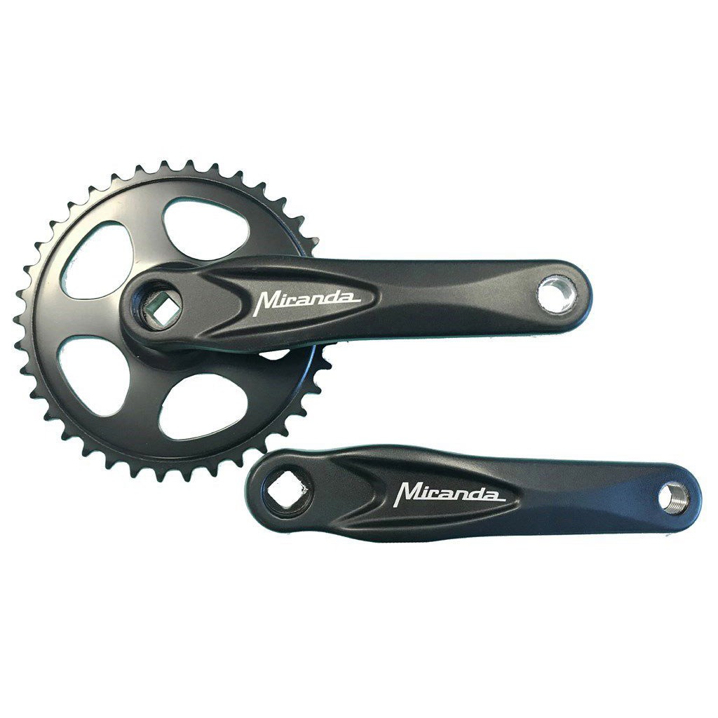 Miranda crankstel Alfa 1, 38T 3/32“ 170mm zwart