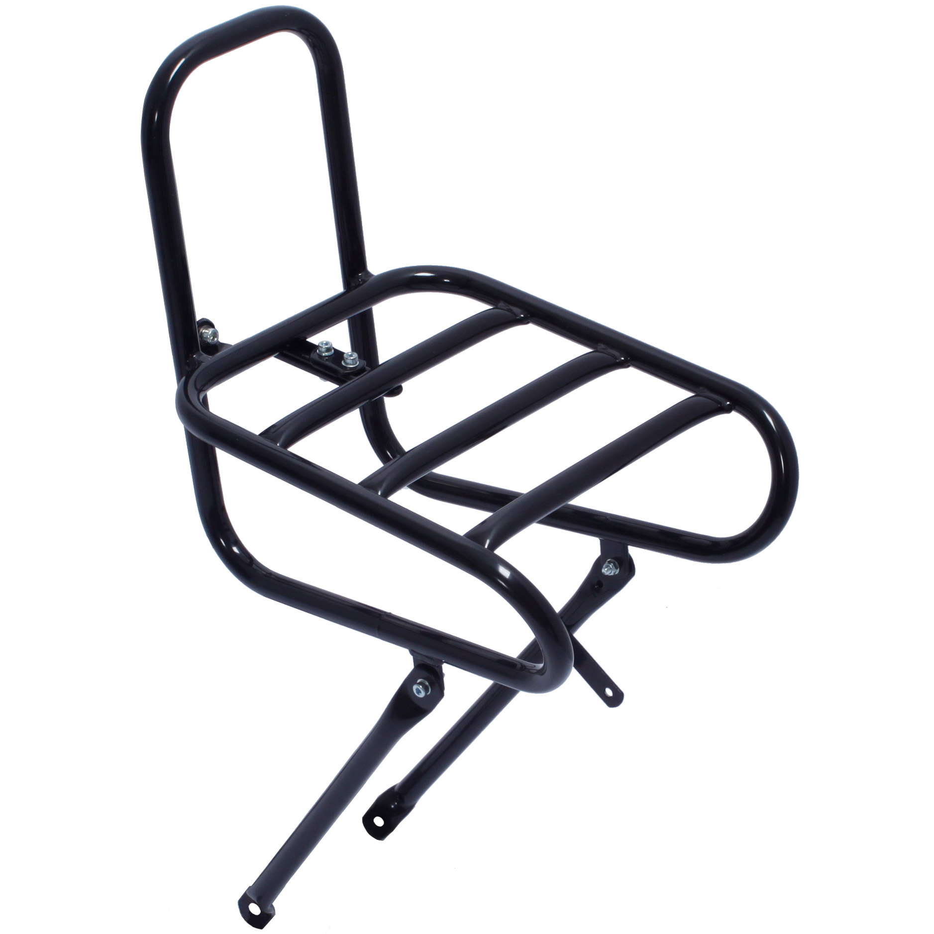 Steco Smooth voordrager 25cm kroonboutmontage mat zwart