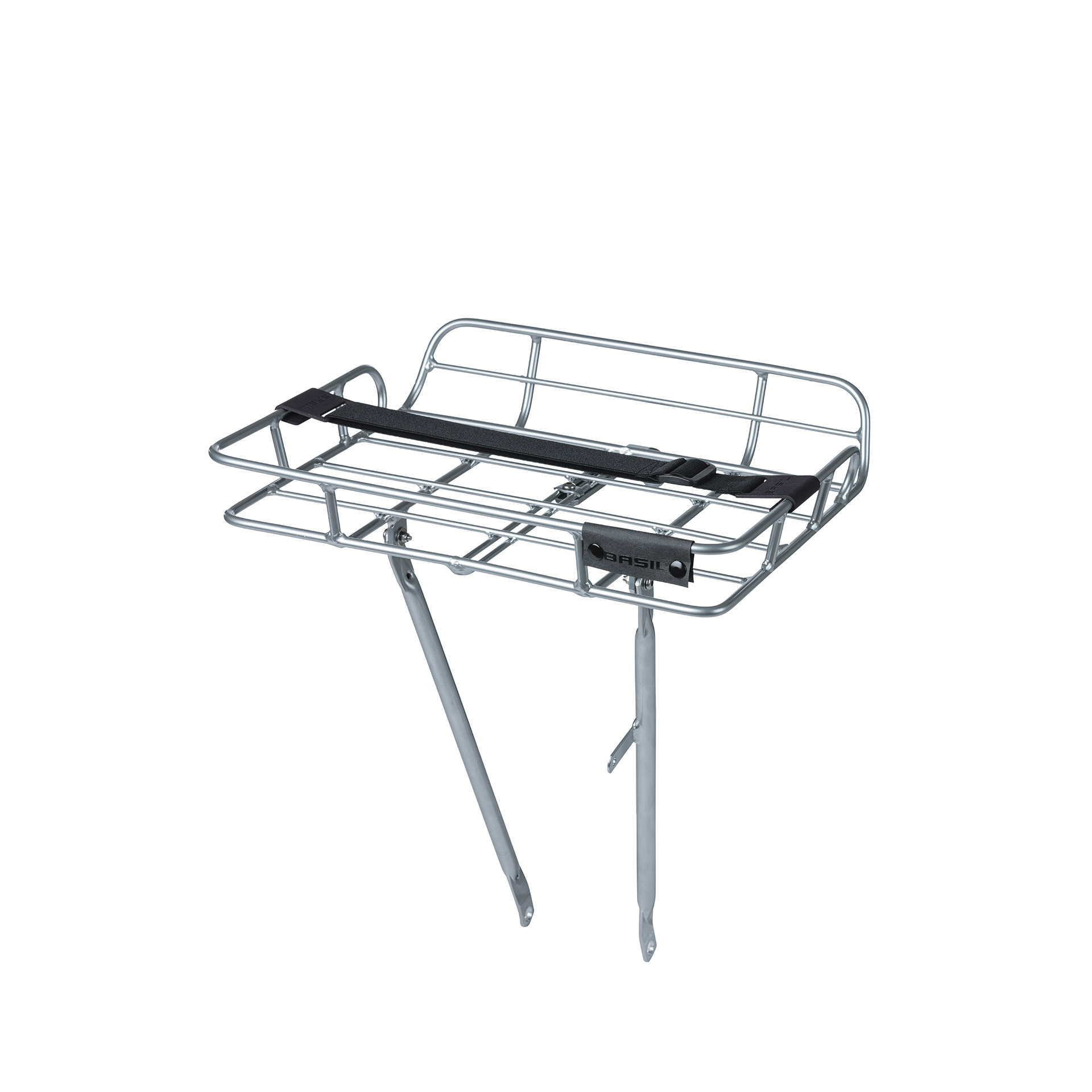 Basil Portland Voordrager met rand alu verchr. naturel 50408