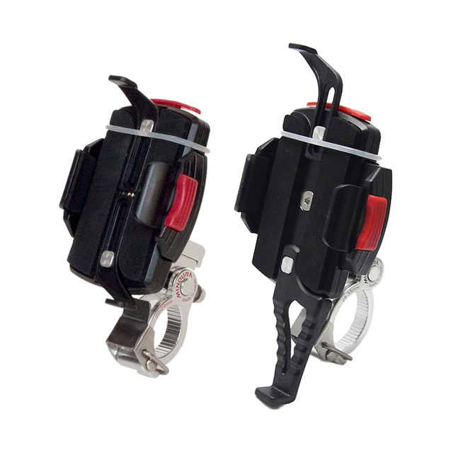 Minoura telefoonhouder IH-220S 22.2-28.6mm zwart