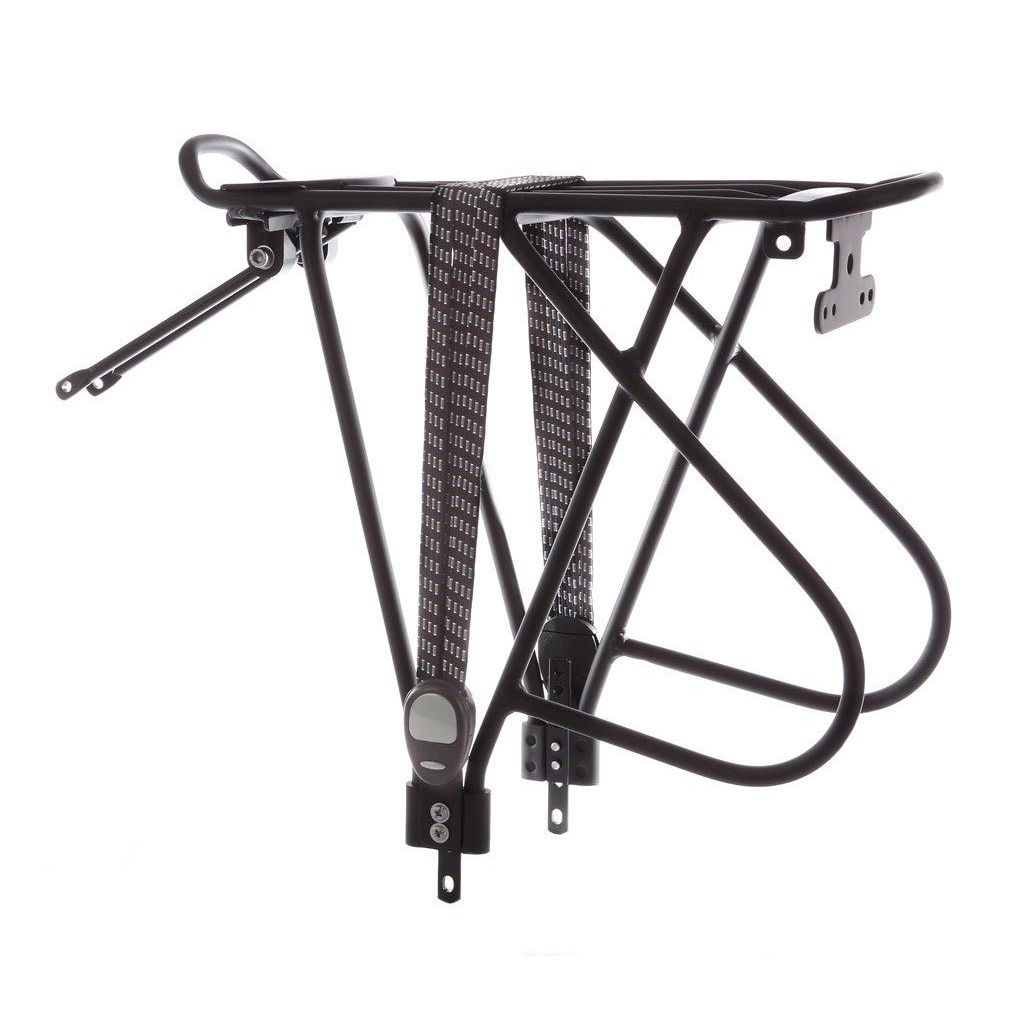 Massload achterdrager alu met spinbinder, zwart