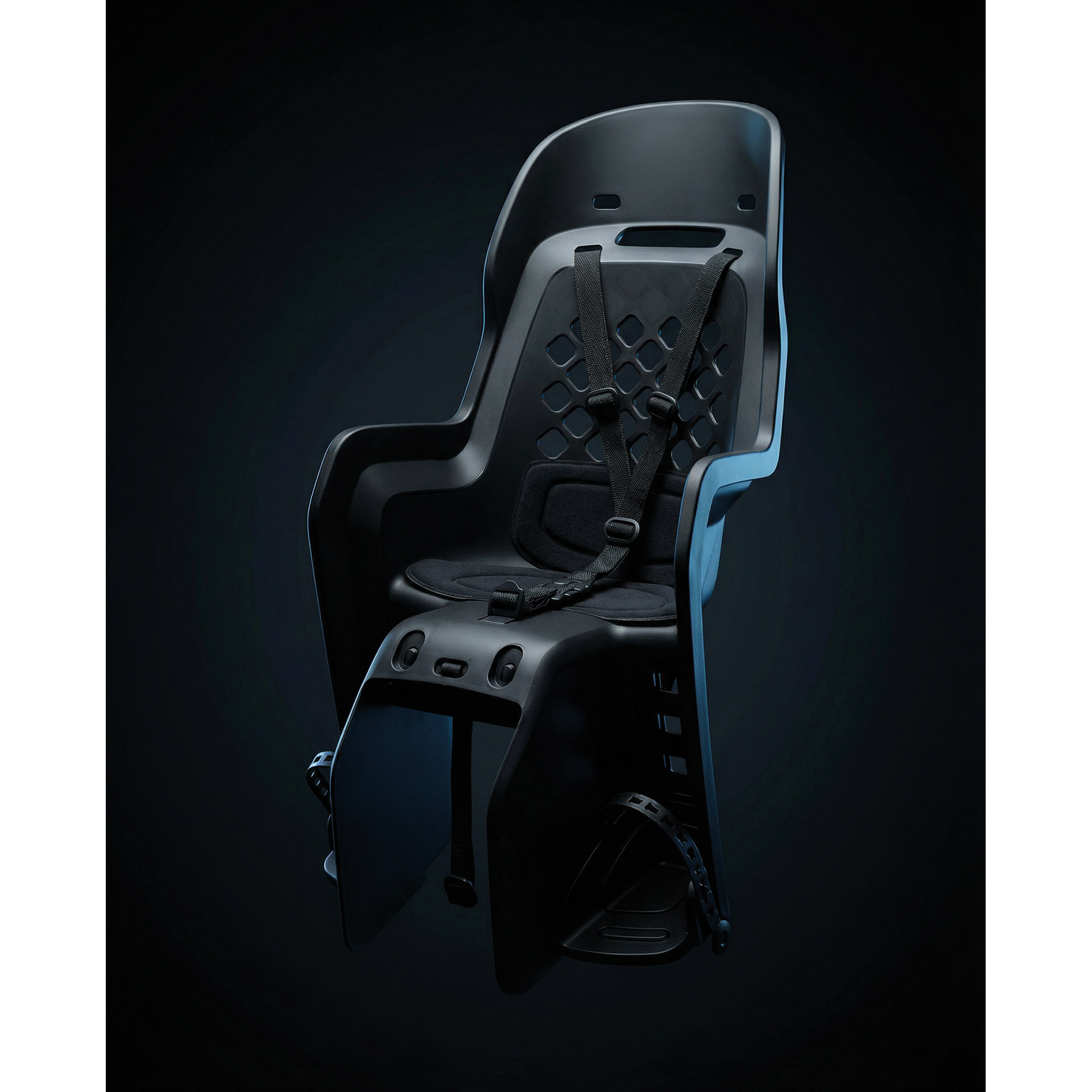 Polisport achterzitje Joy CFS drager zwart