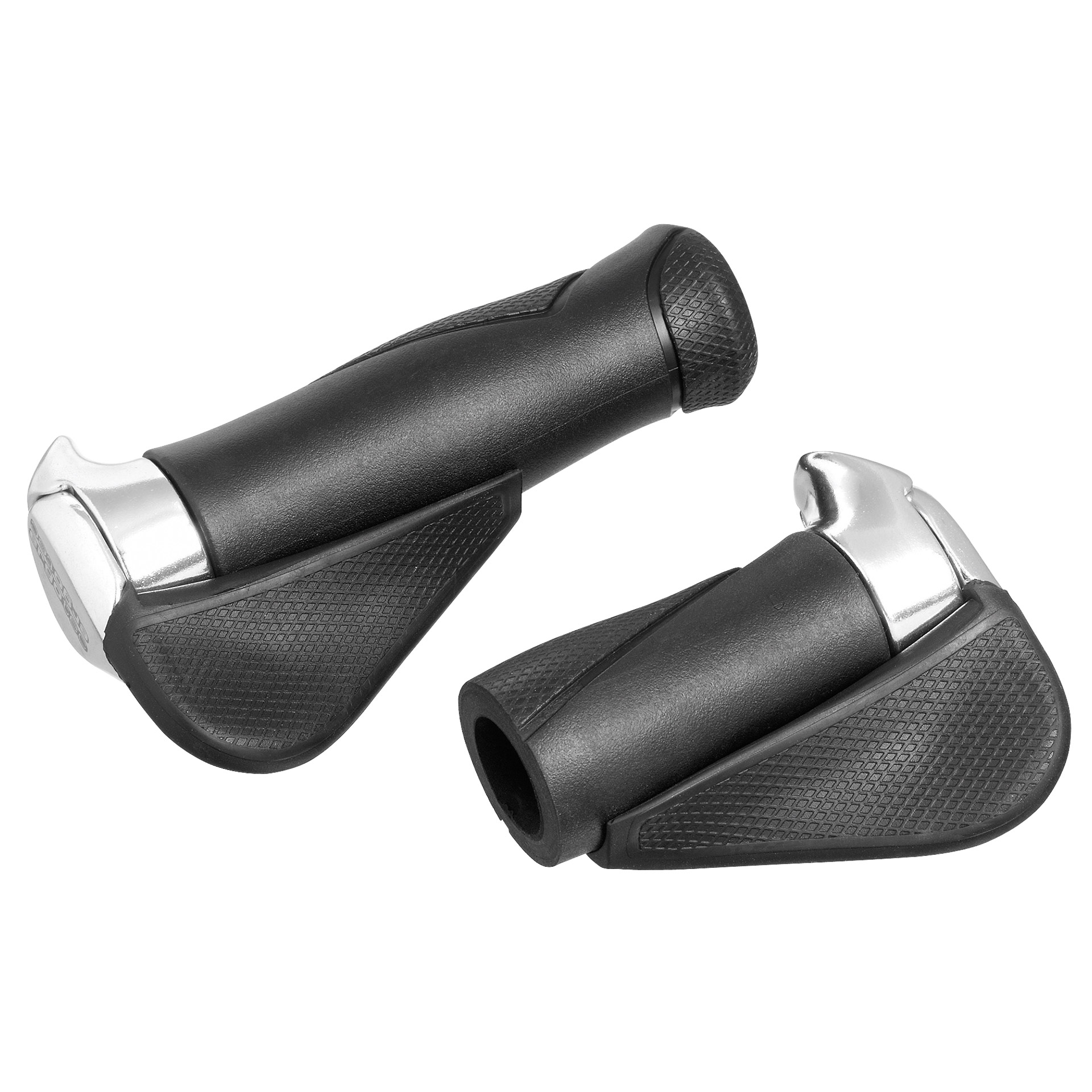 Ergotec handvatset MF1 verstelbaar 130/87mm zwart/chr