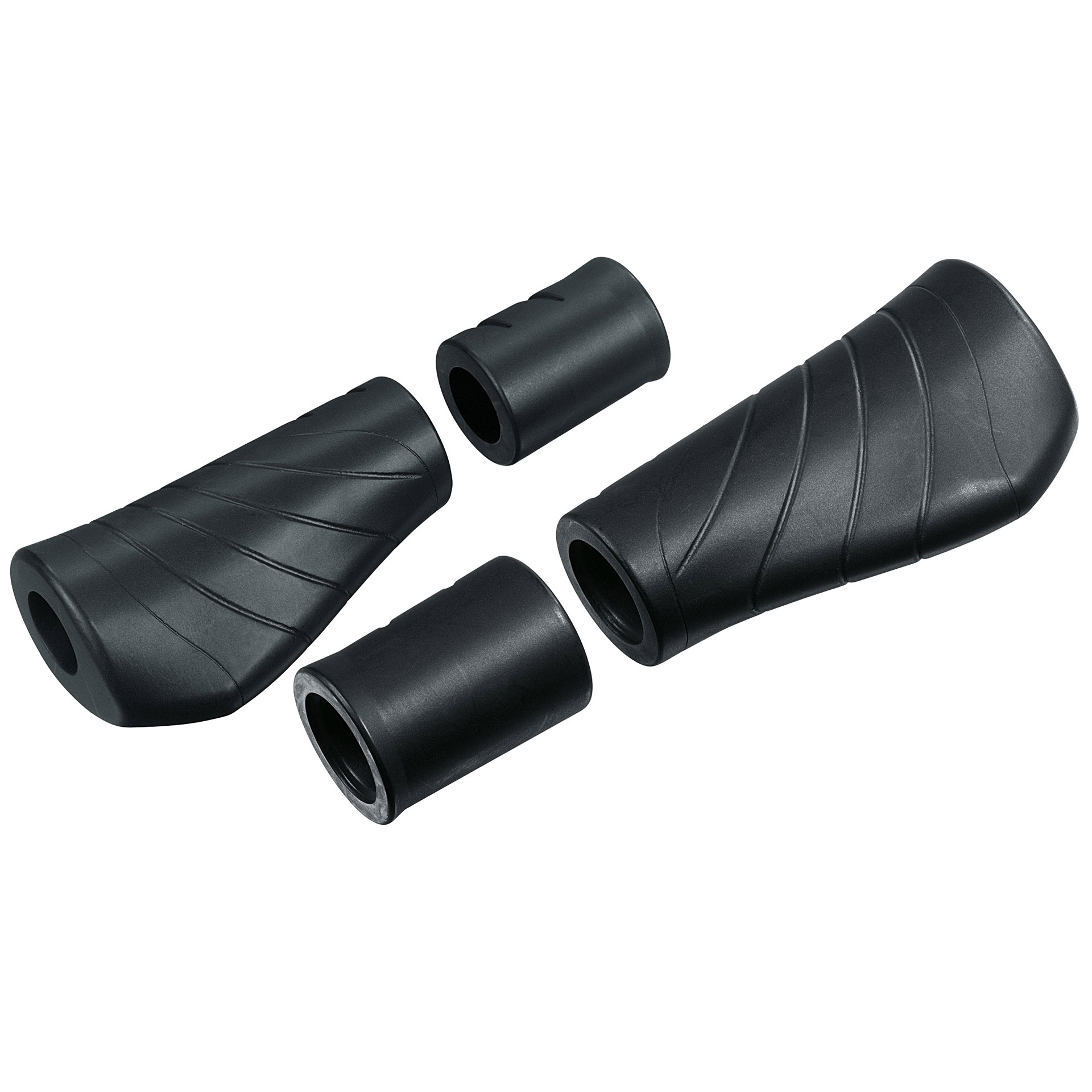 Ergotec handvatset Reno 92+43mm/92+43mm zwart